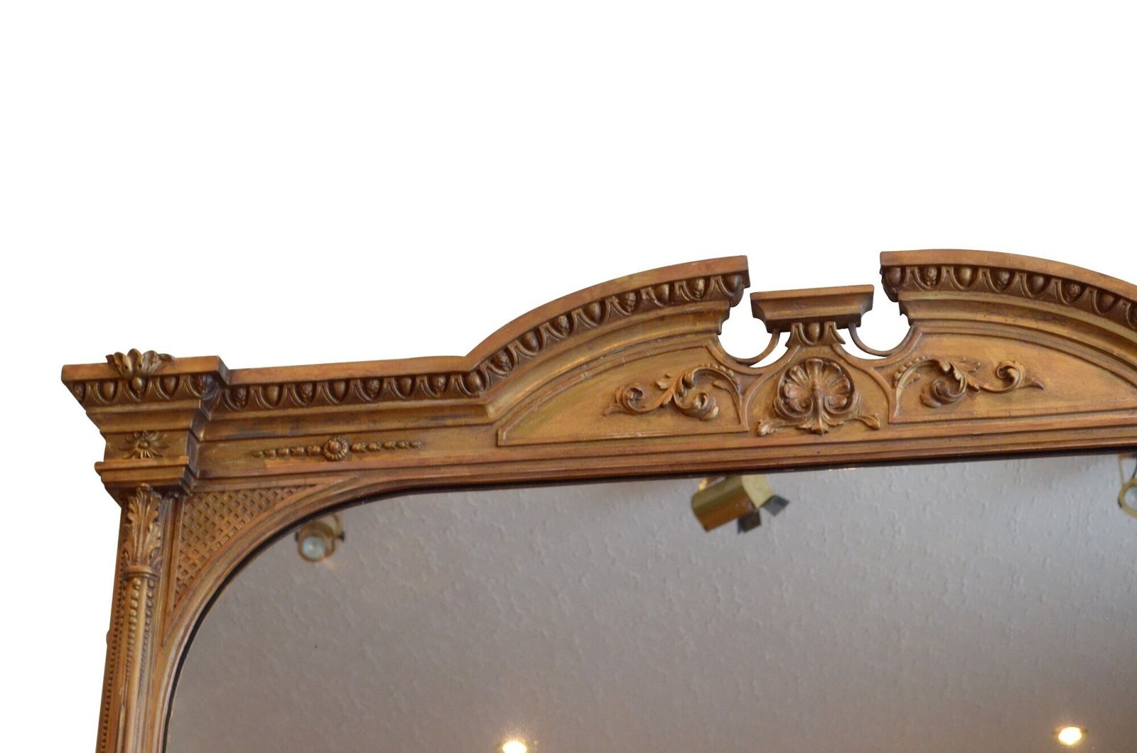 photo for sale Large Giltwood Wall Mirror Overmantel H169cm