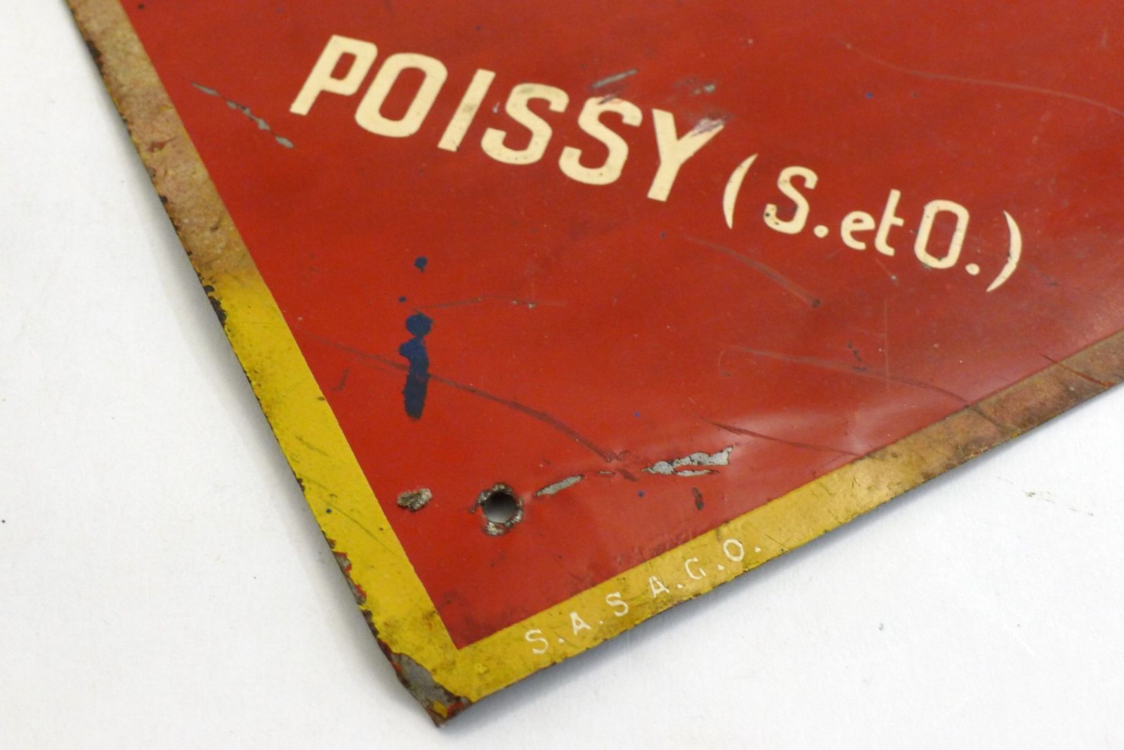 Dalami Mid Century Tin Advertising Sign, France, 1950s photo 75.0