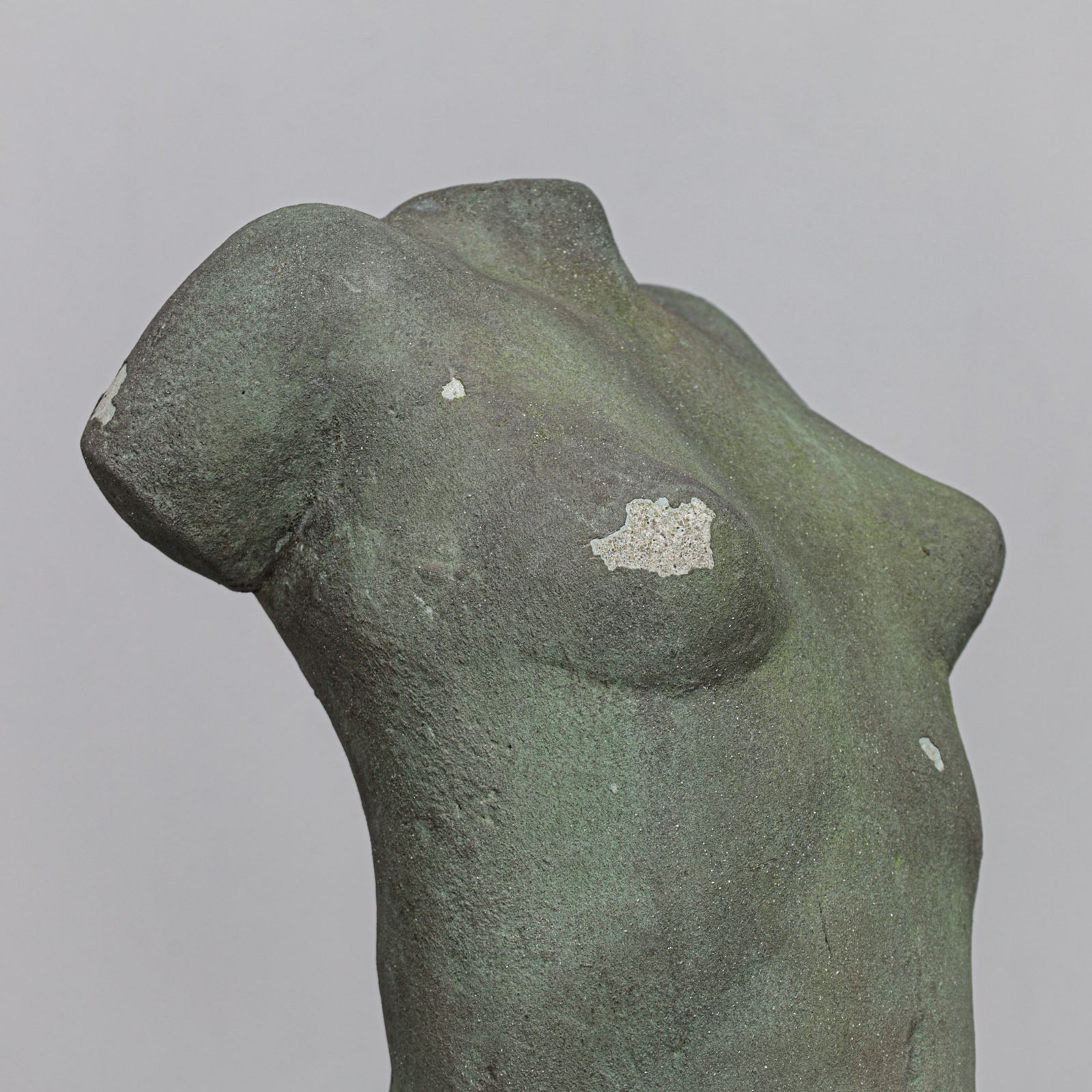 Concrete Female Torso Sculpture By Francine Govers, Netherlands, 1990s photo buy