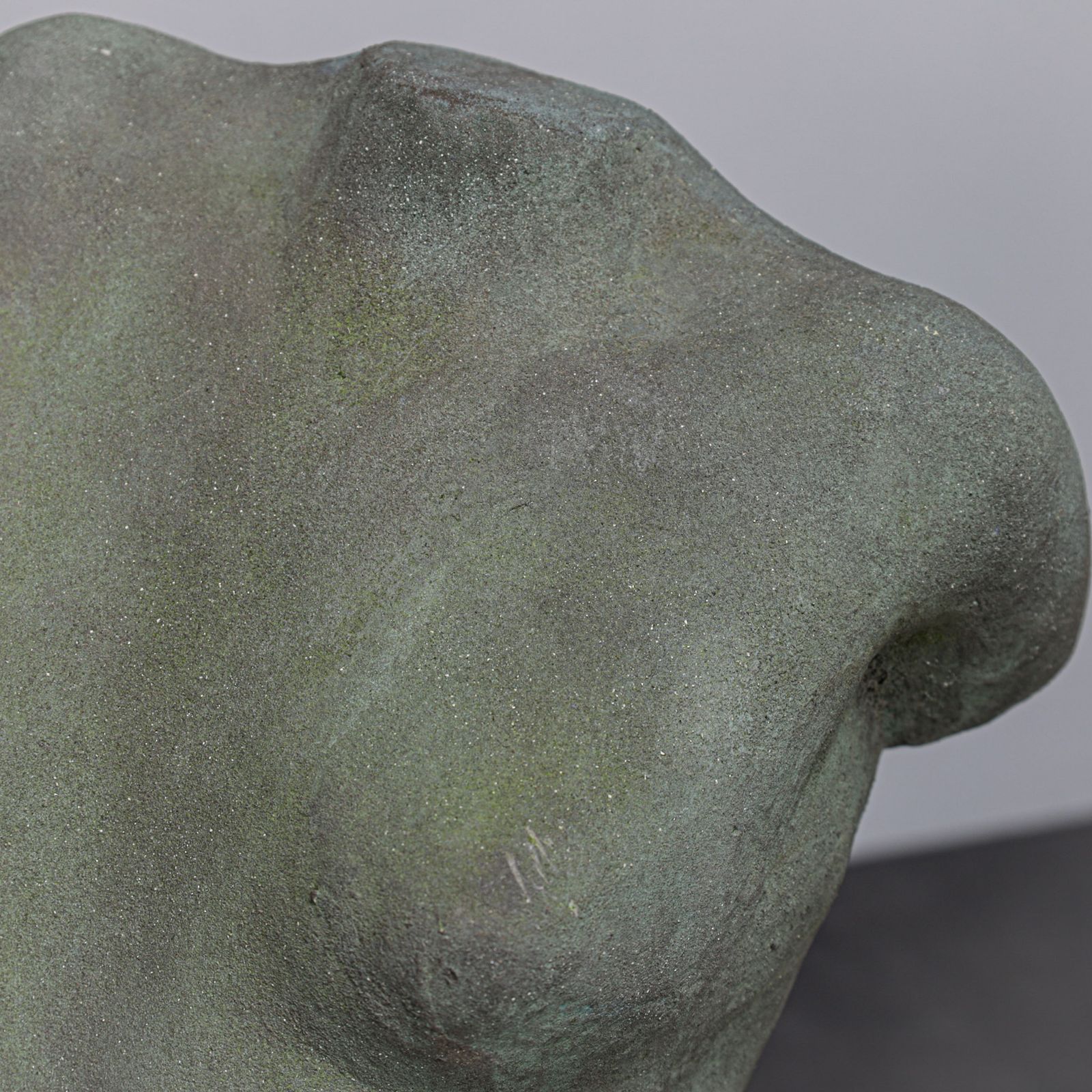 Concrete Female Torso Sculpture By Francine Govers, Netherlands, 1990s photo vintage