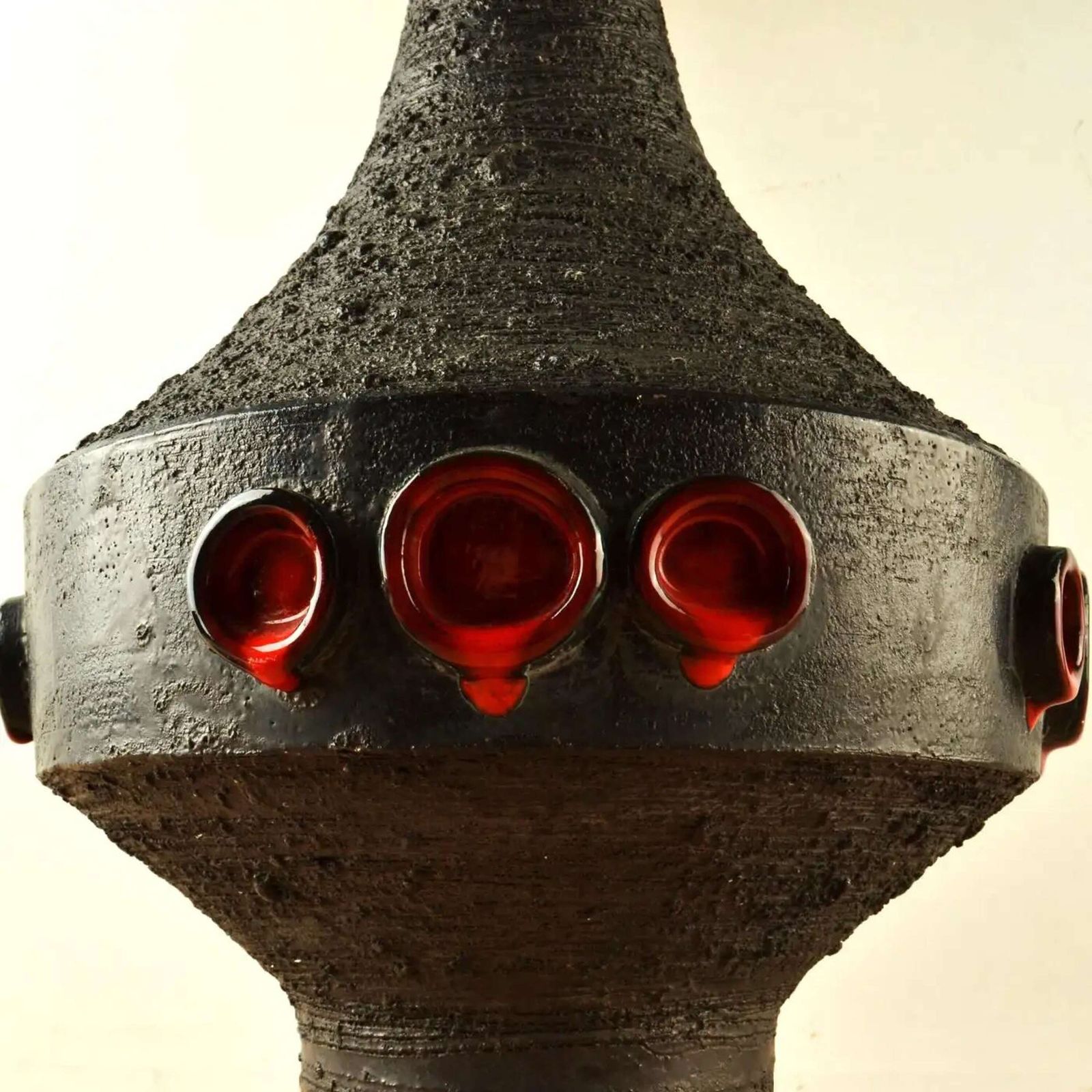 Studio Art Ceramic Table Lamp By Rogier Vande Weghe For Perignem 1960s photo for sale