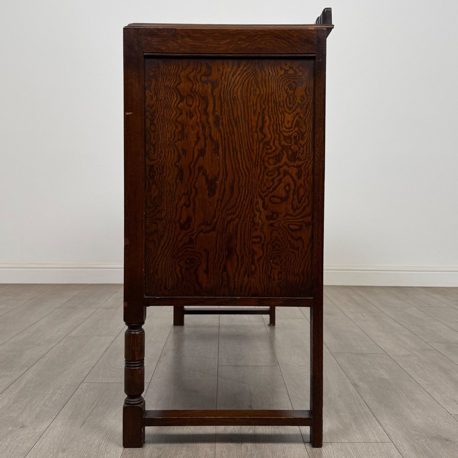 Antique 20th Century Fitted Edwardian Sideboard In Oak ( Af 5561 ) photo Furniture