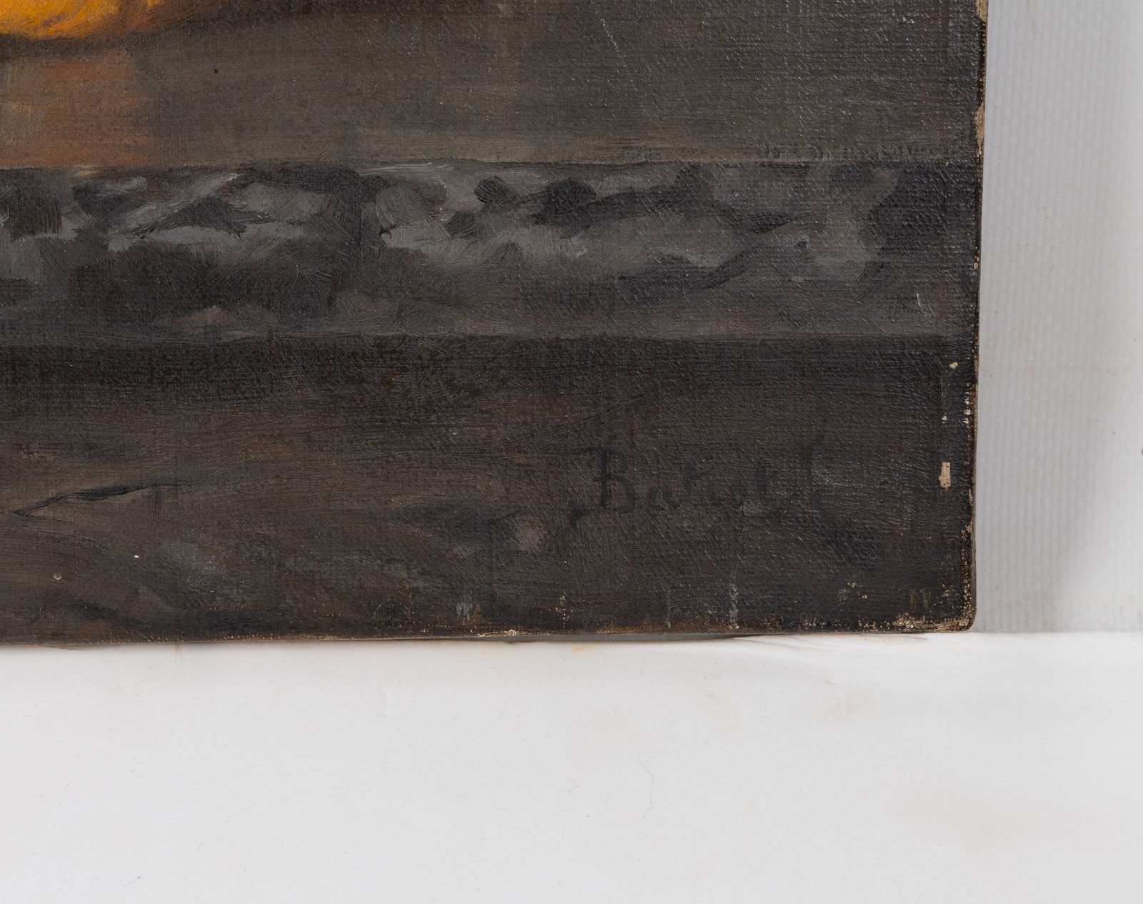 Original Antique French 19th Century Still Life Painting On Canvas, Signed – Oranges photo buy