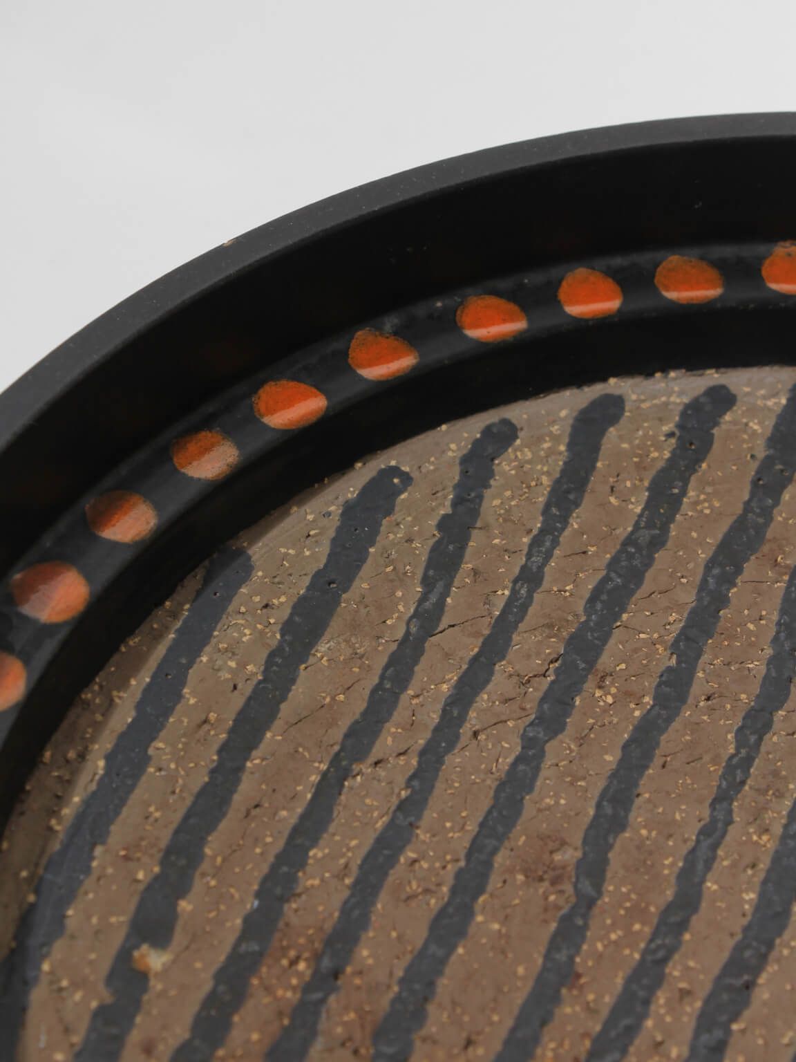 Mari Simmulson Geometric Large Ceramic Bowl, Sweden, 1960s photo buy