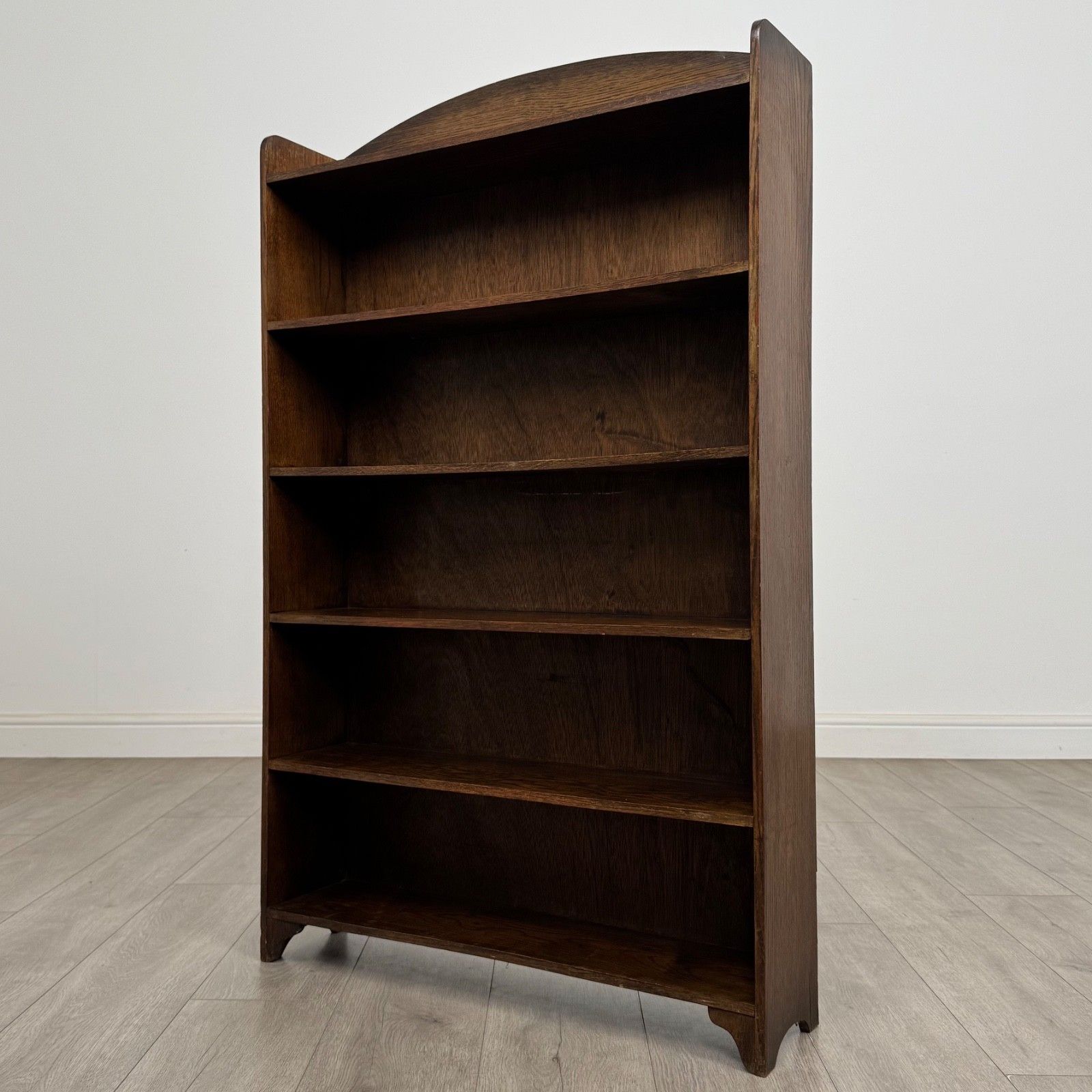 Antique 20th Century Edwardian Open Bookcase In Oak ( Af 5583 ) photo for sale
