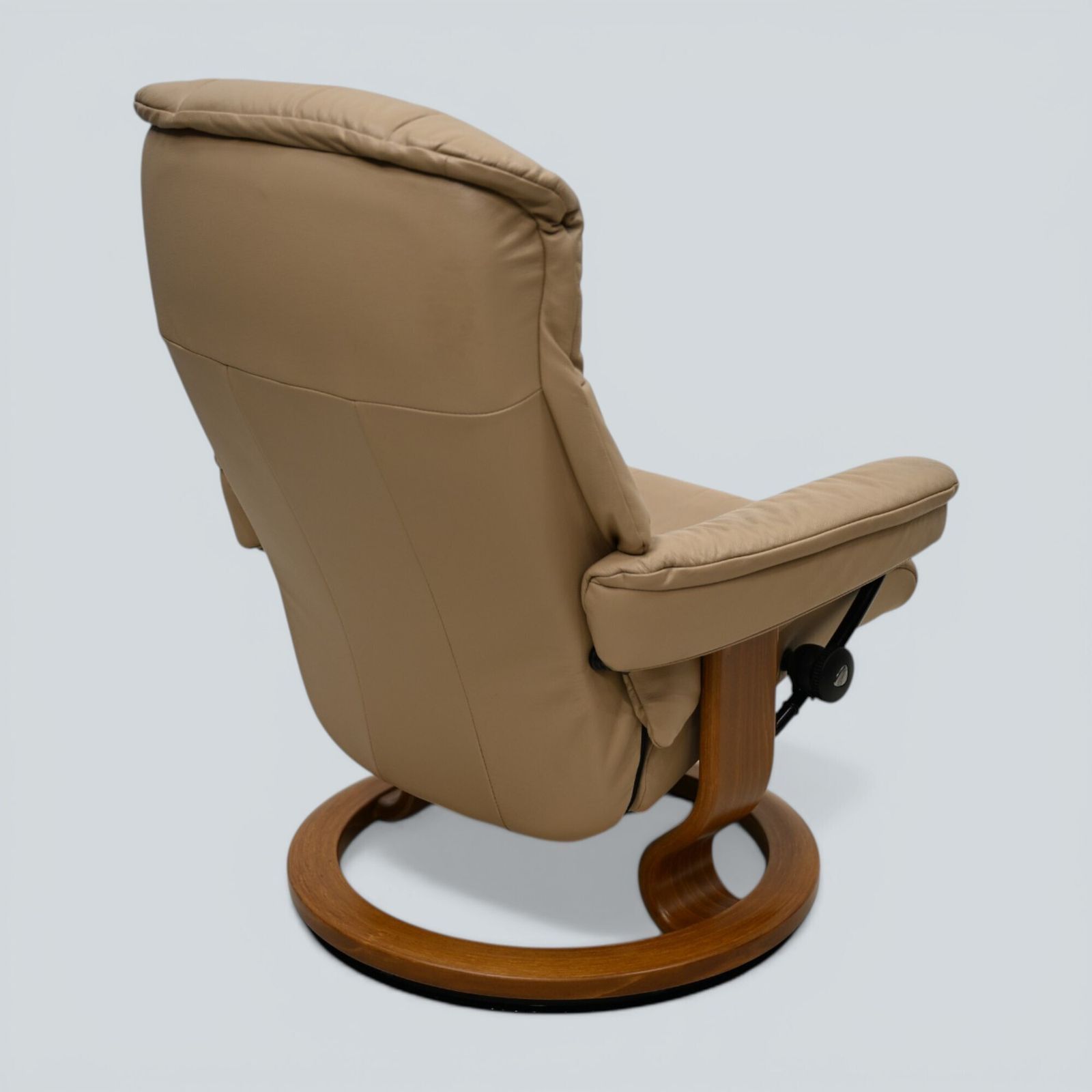 Erkornes Stressless Reclining Armchair Beige Leather Swivel Free Uk Delivery* photo buy