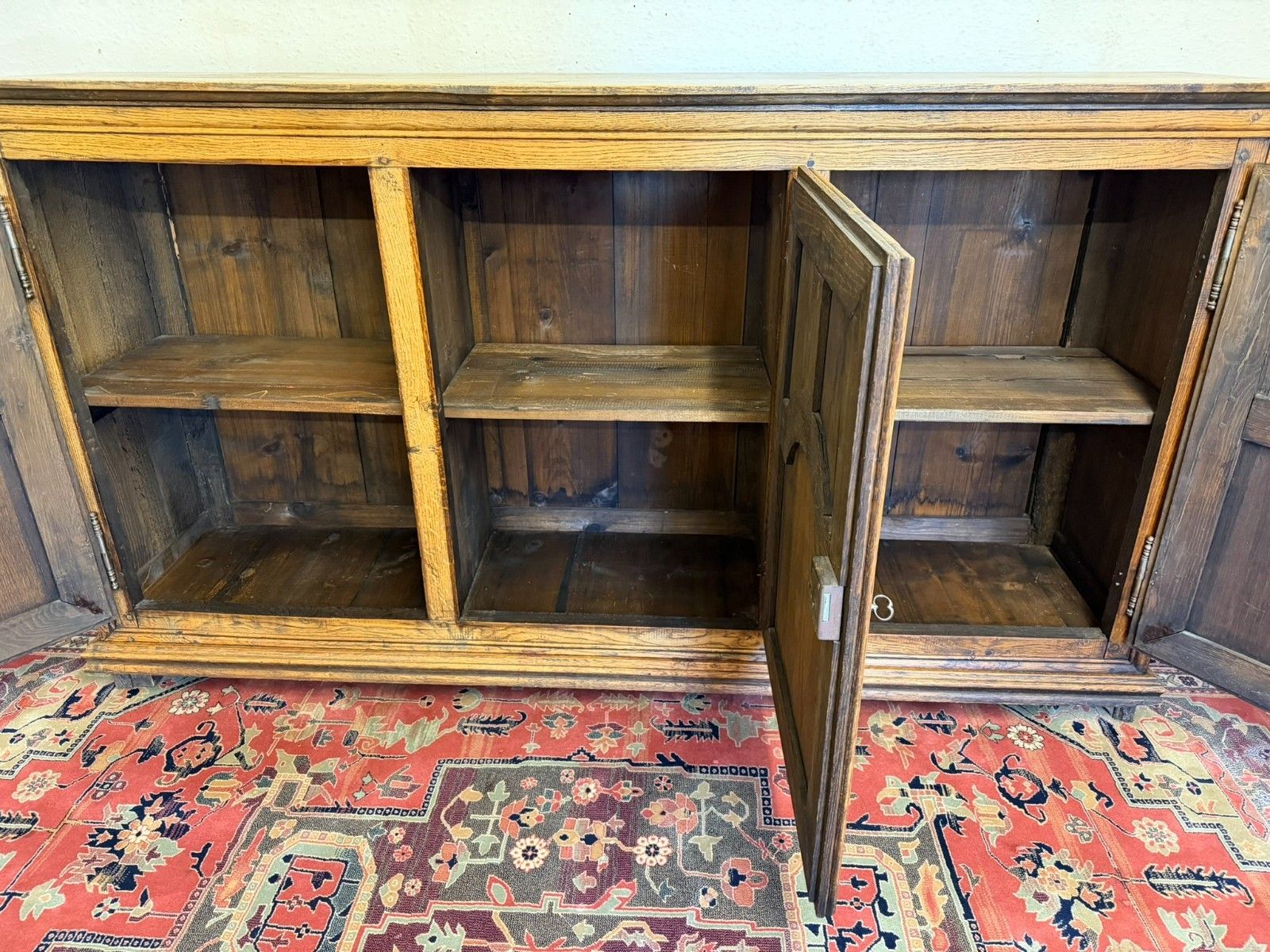 photo furniture Qualty Antique French Three Door Dresser/Cupboard Circa 1900