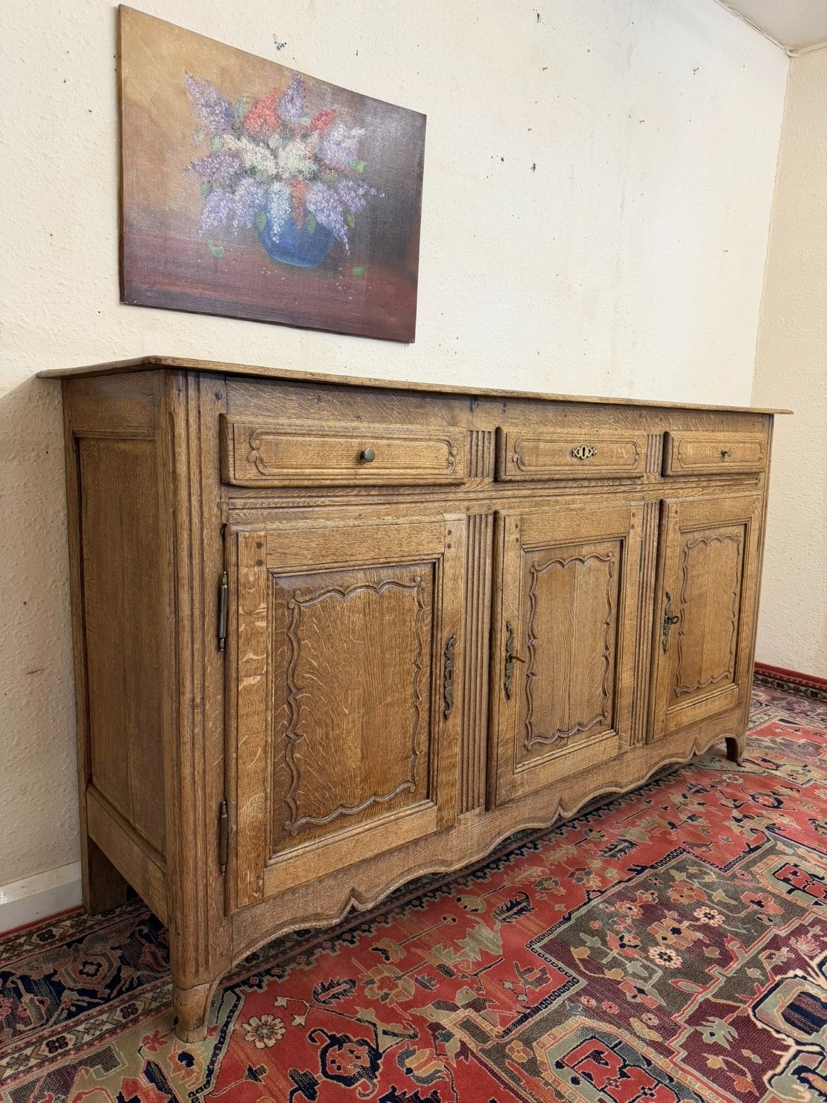 Quality Antique French Oak Dresser/Sidebaord/Cupboard Circa 1840 photo for sale
