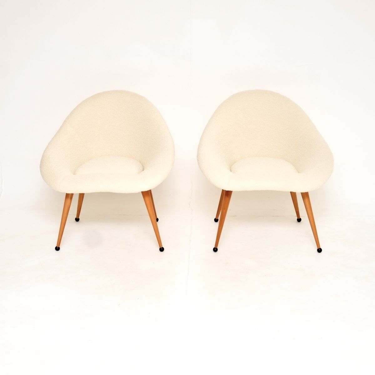 Pair Of Vintage French Pod Armchairs photo furniture