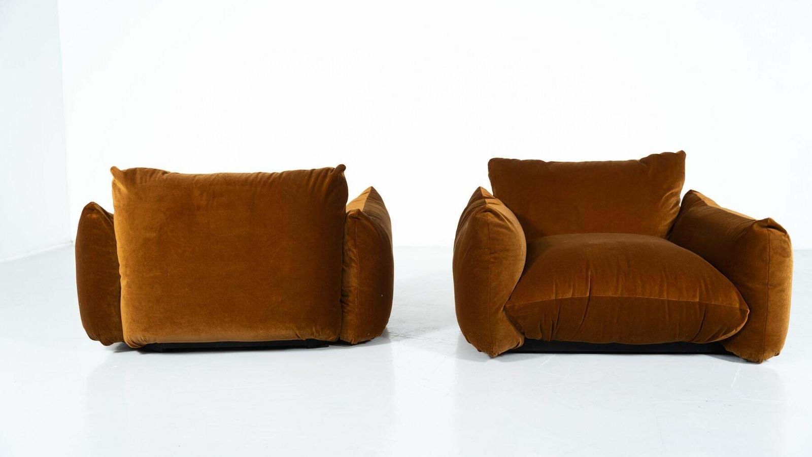 photo furniture Mid Century Modern Pair Of Marenco Armchairs By Mario Marenco, Italy