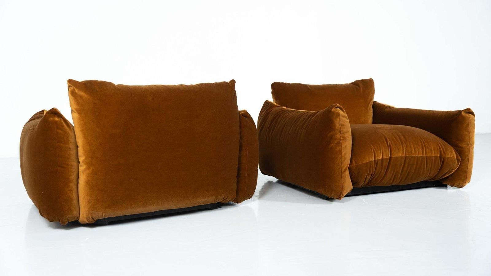 photo for sale Mid Century Modern Pair Of Marenco Armchairs By Mario Marenco, Italy