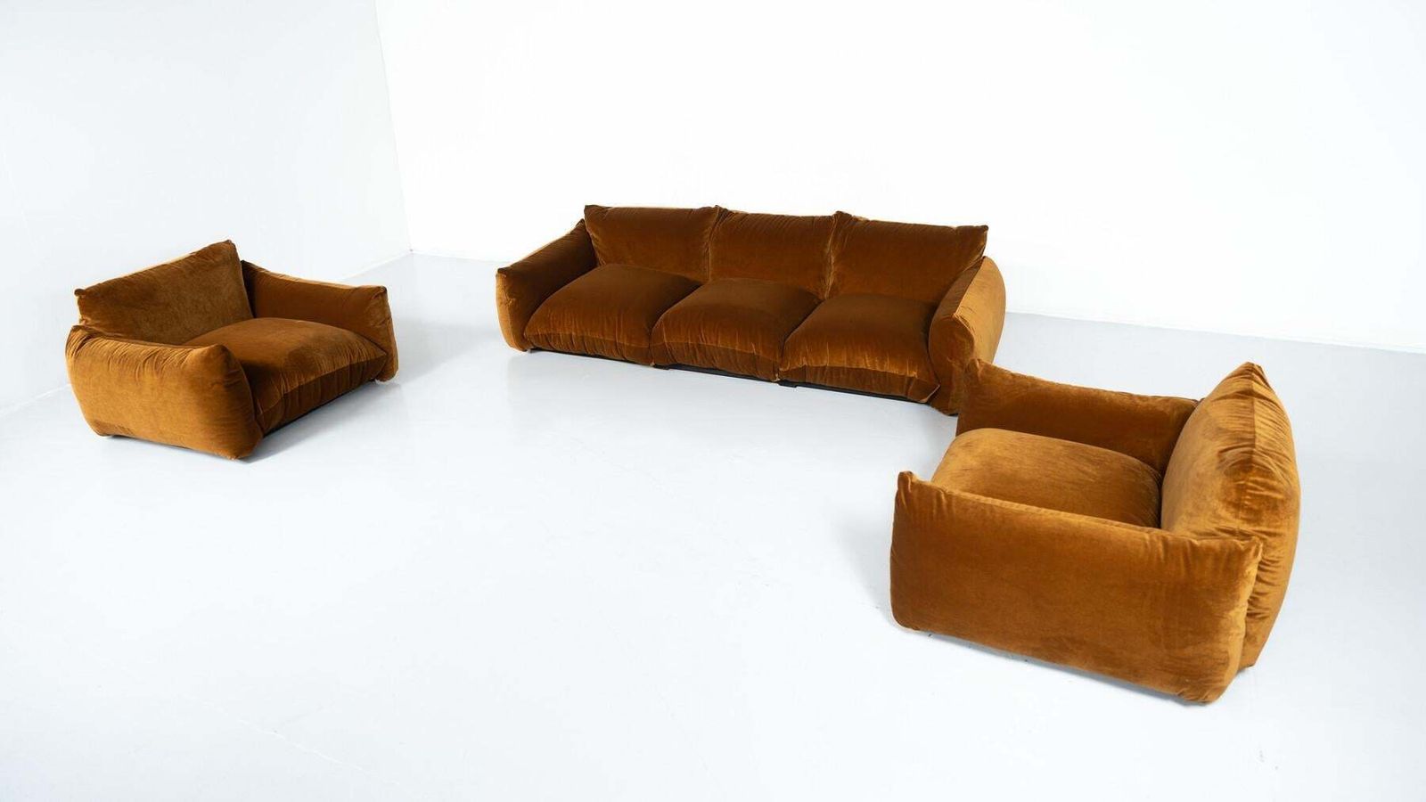 7647.0 Mid Century Modern Pair Of Marenco Armchairs By Mario Marenco, Italy photo