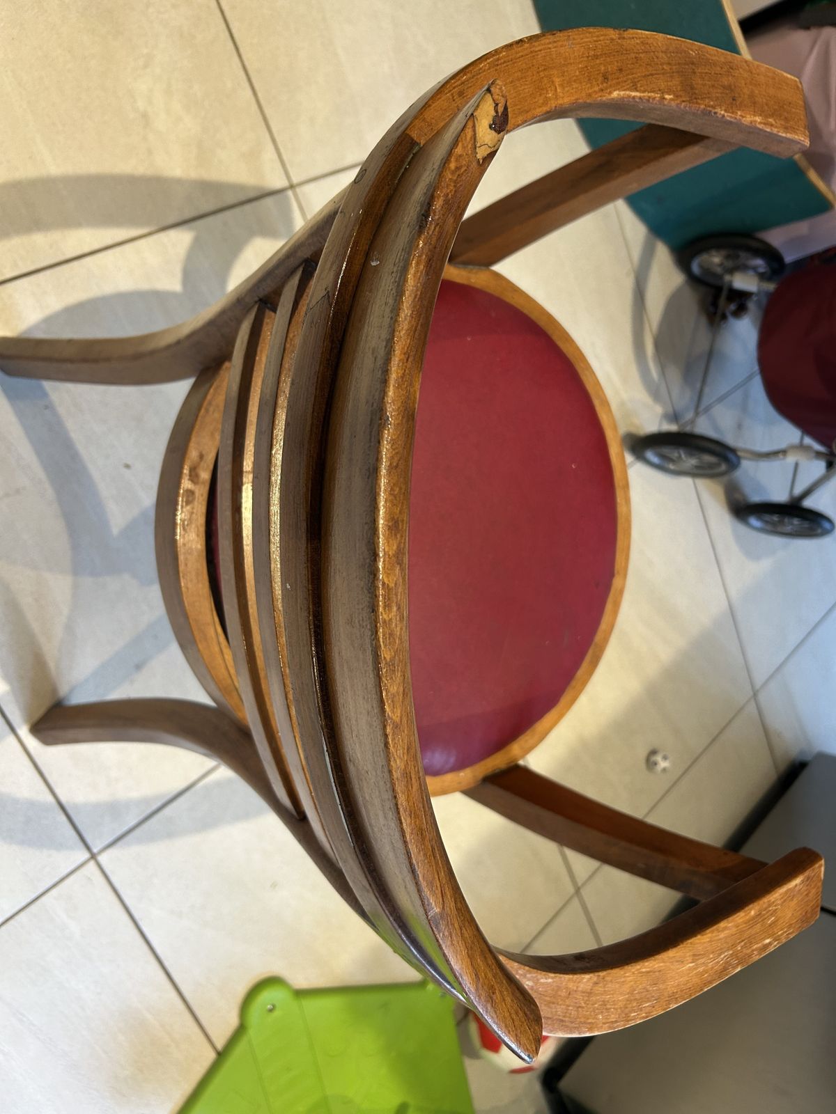 Two Bentwood Chairs Stamped W Birch 1941 photo vinterior