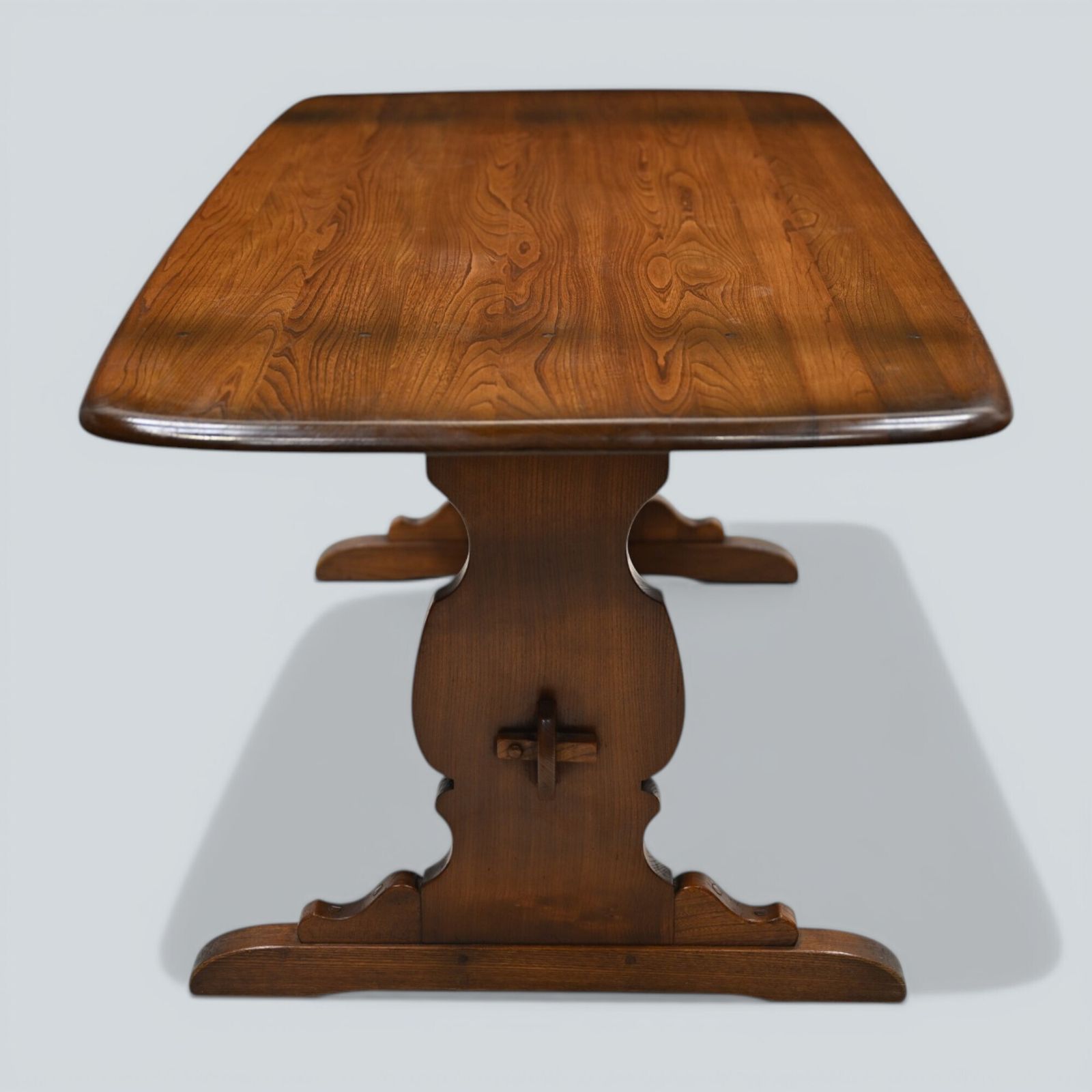 Ercol Refectory Dining Table Plank Top Model 419 In Golden Dawn Free Uk Delivery photo Furniture