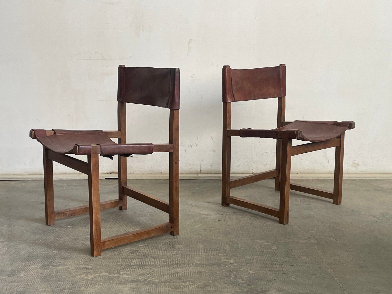 Pair Of Leather Chairs, 1960s photo furniture