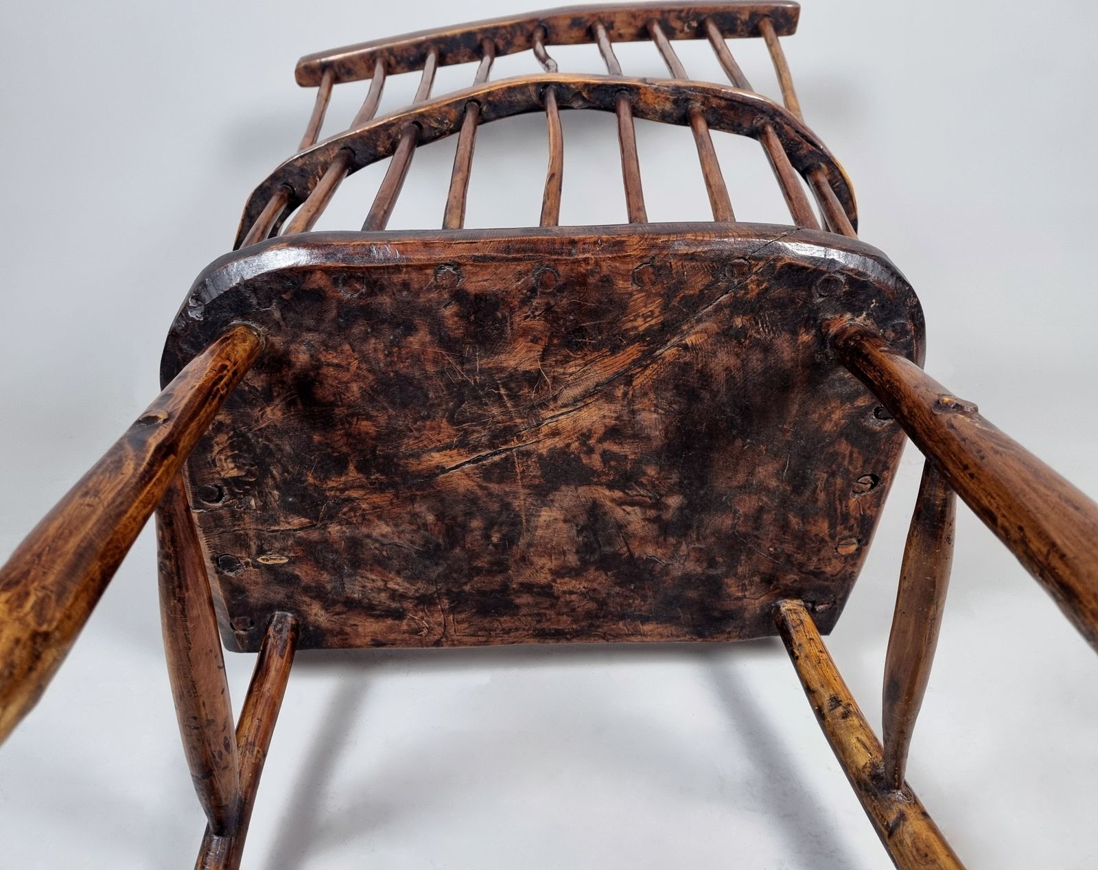 photo for sale Primitive 18th Century Welsh Hedge Chair