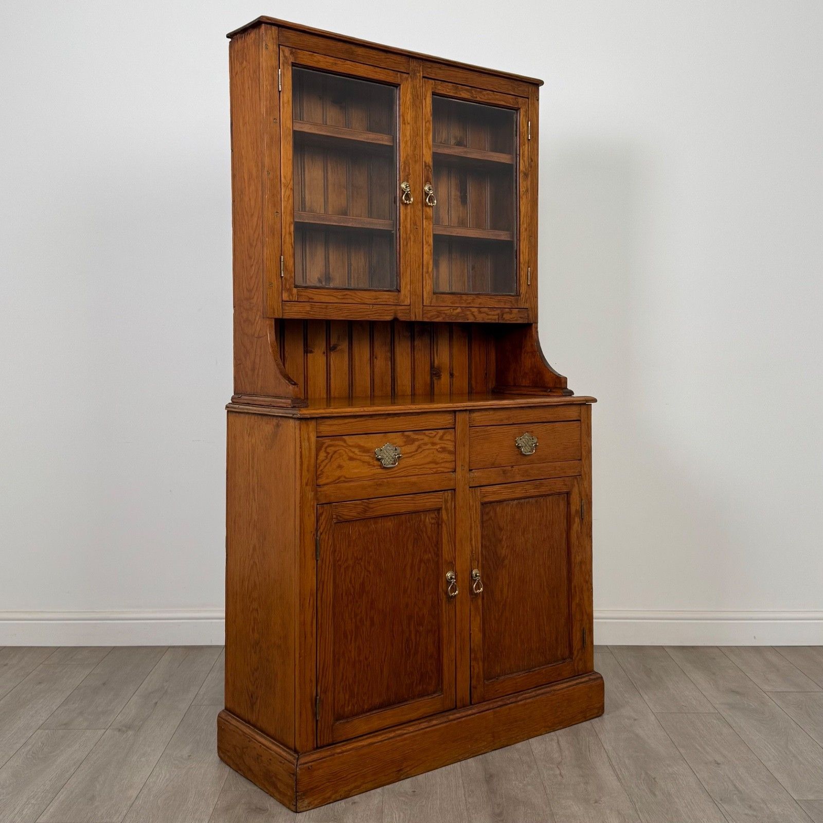 photo for sale Antique 19th Century Victorian Pitch Pine Dresser ( Af 5563 )
