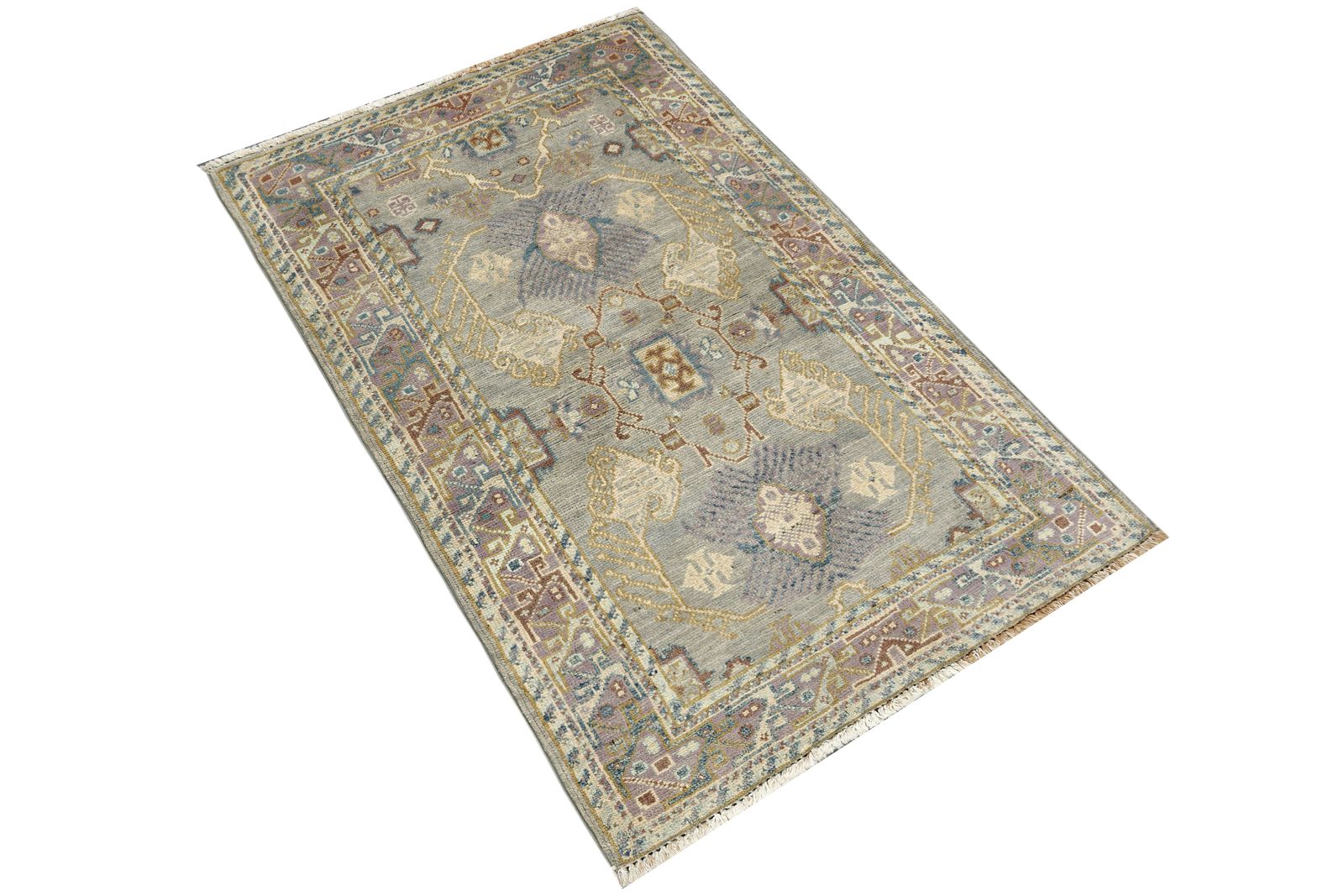 Vintage Afghan Hand Knotted Living Room Bedroom Rug photo furniture