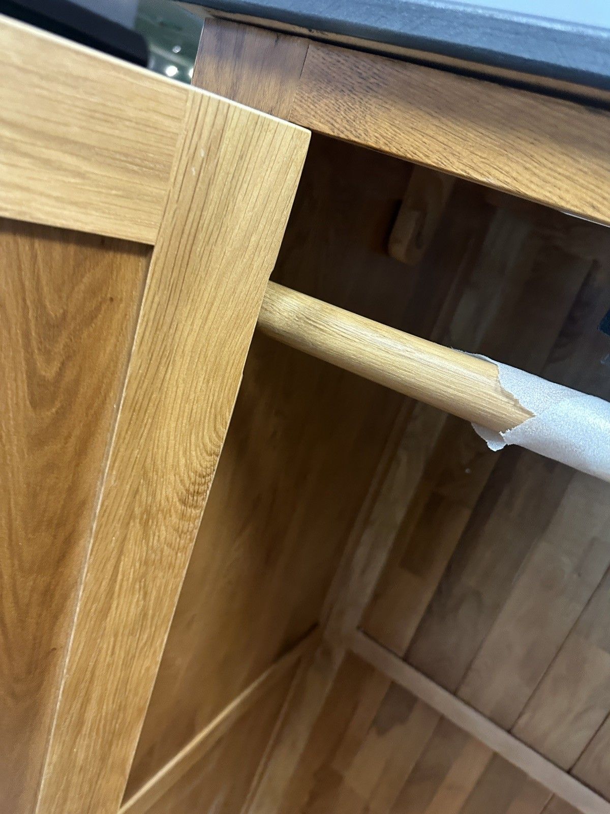 photo for sale Oak Furnitureland French Farmhouse Rustic Solid Double Wardrobe Painted #2