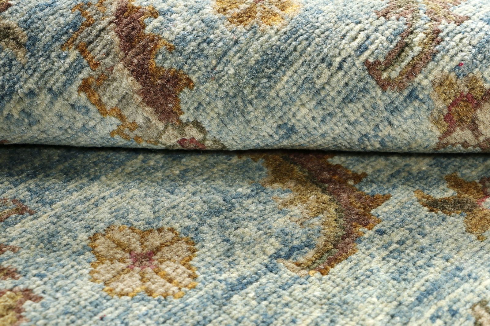 4x6 Blue And Grey Afghan Chobi Oriental Area Rug photo 458.0