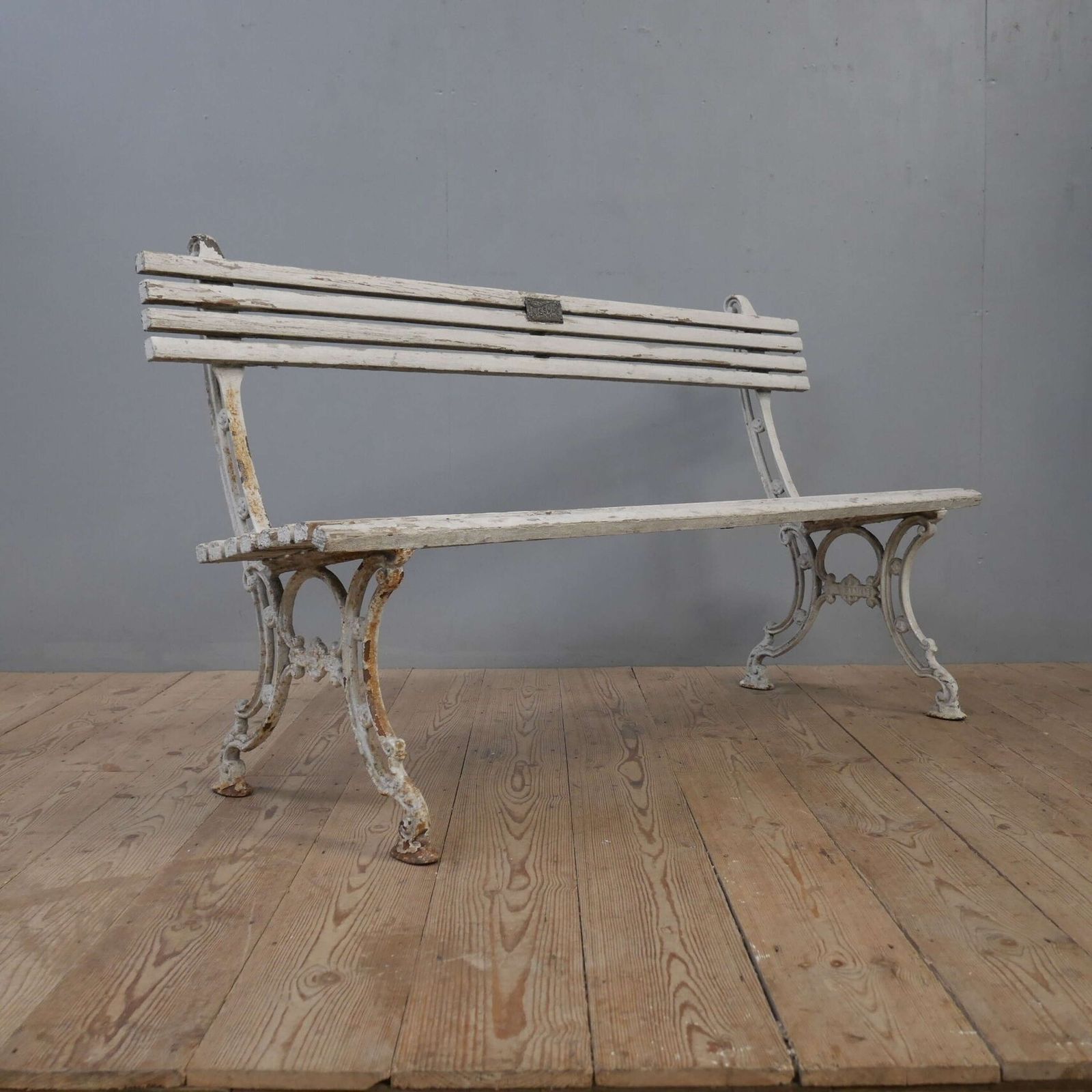 Early 20th C Outdoor Bench By Joseph Lissior Of Liege photo Garden Furniture