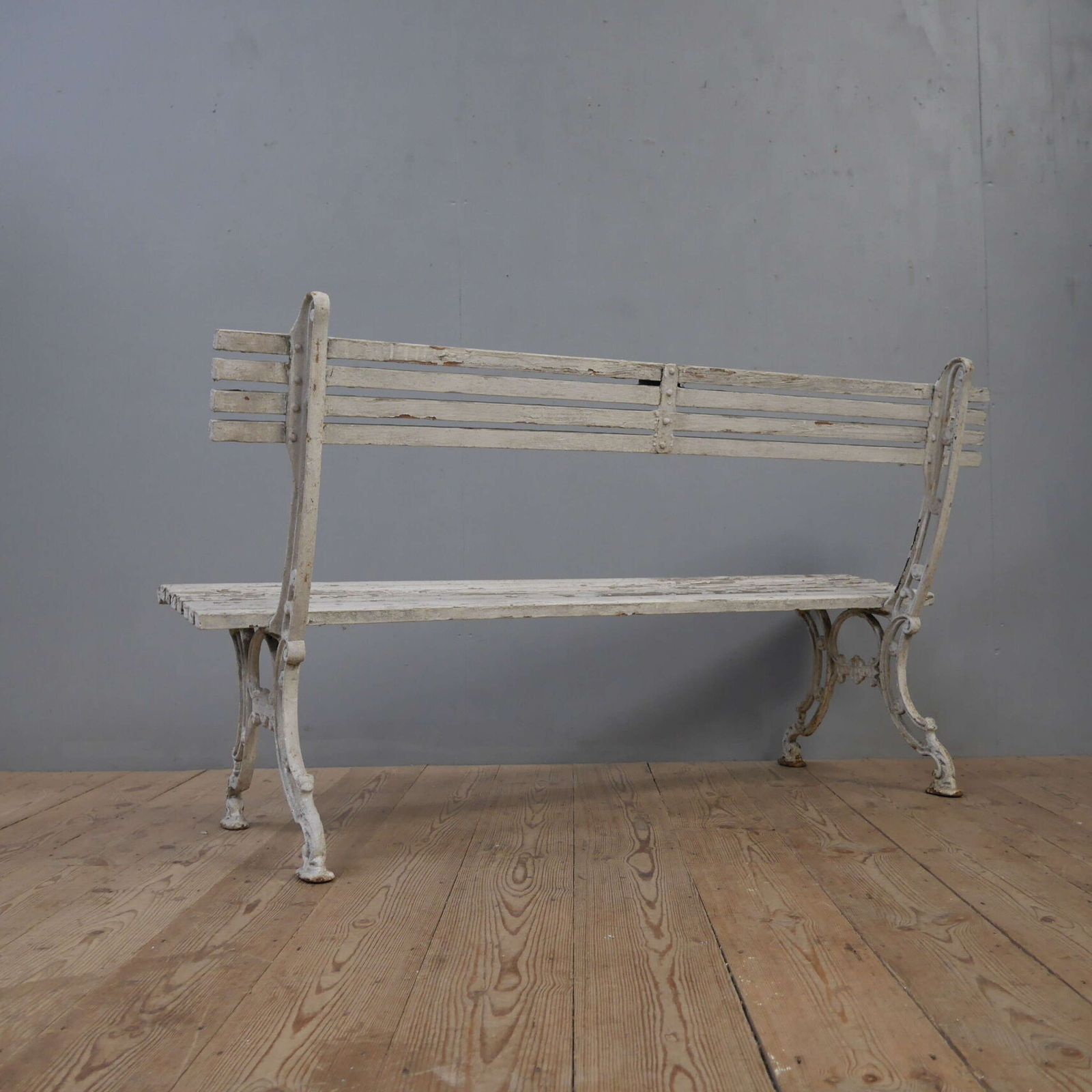 895.01 Early 20th C Outdoor Bench By Joseph Lissior Of Liege photo