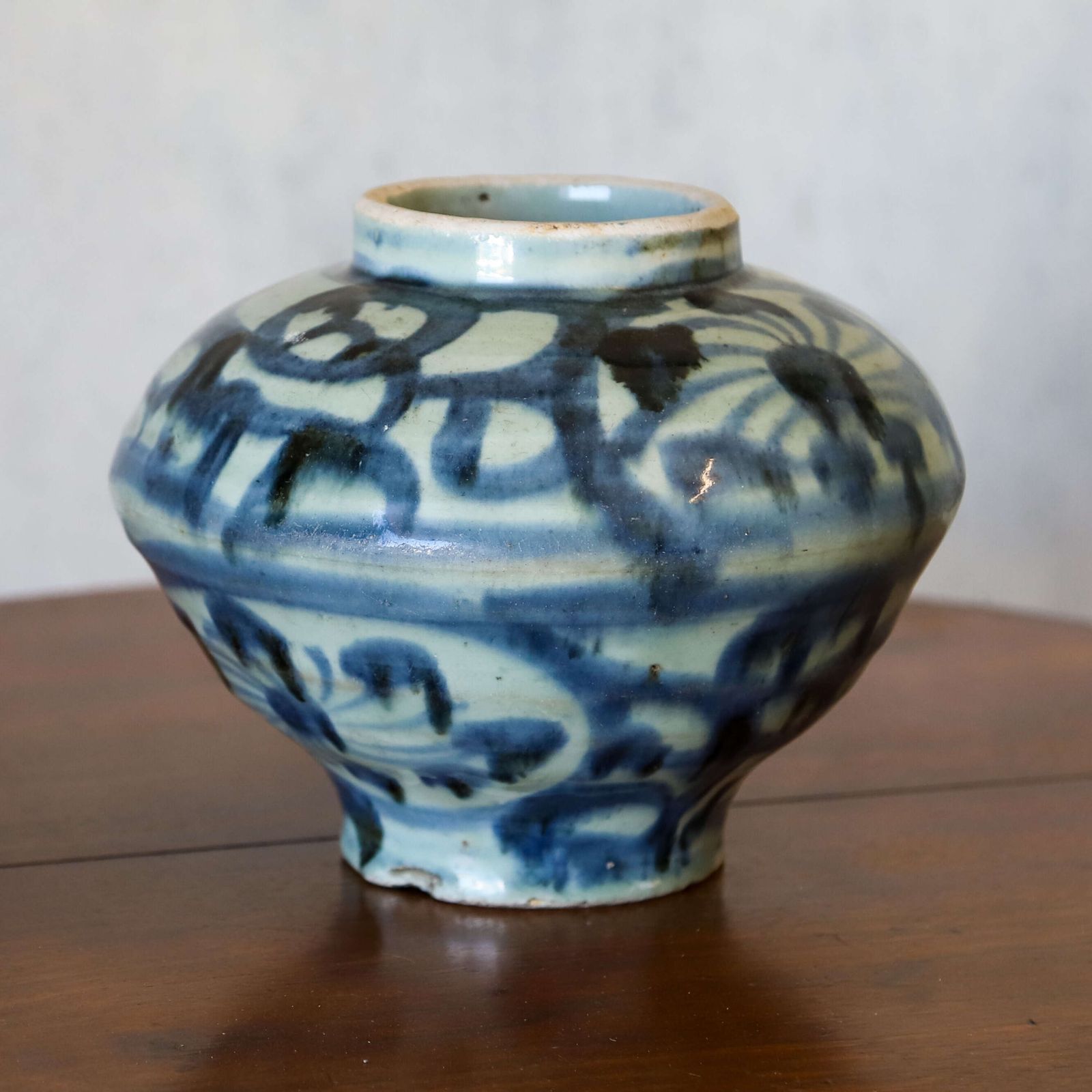 Ming Dynasty Swatow/Zhangzhou Blue & White Porcelain Vase, 16th 17th Century photo 525.0