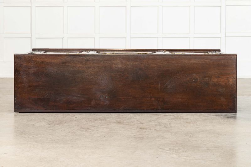 English George III Oak Dresser Base photo vintage