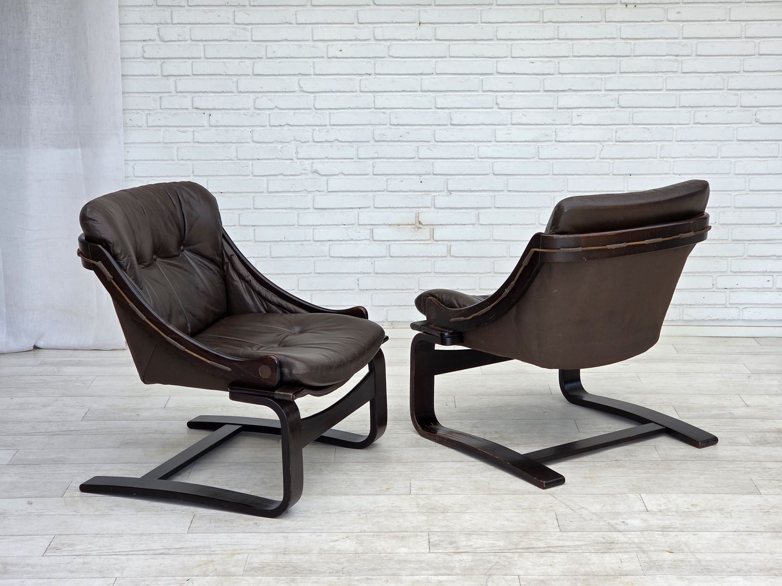 Ca. Jaren 1970, Zweeds Design Van åke Fribytter, Fauteuil, Meubeleer. photo furniture