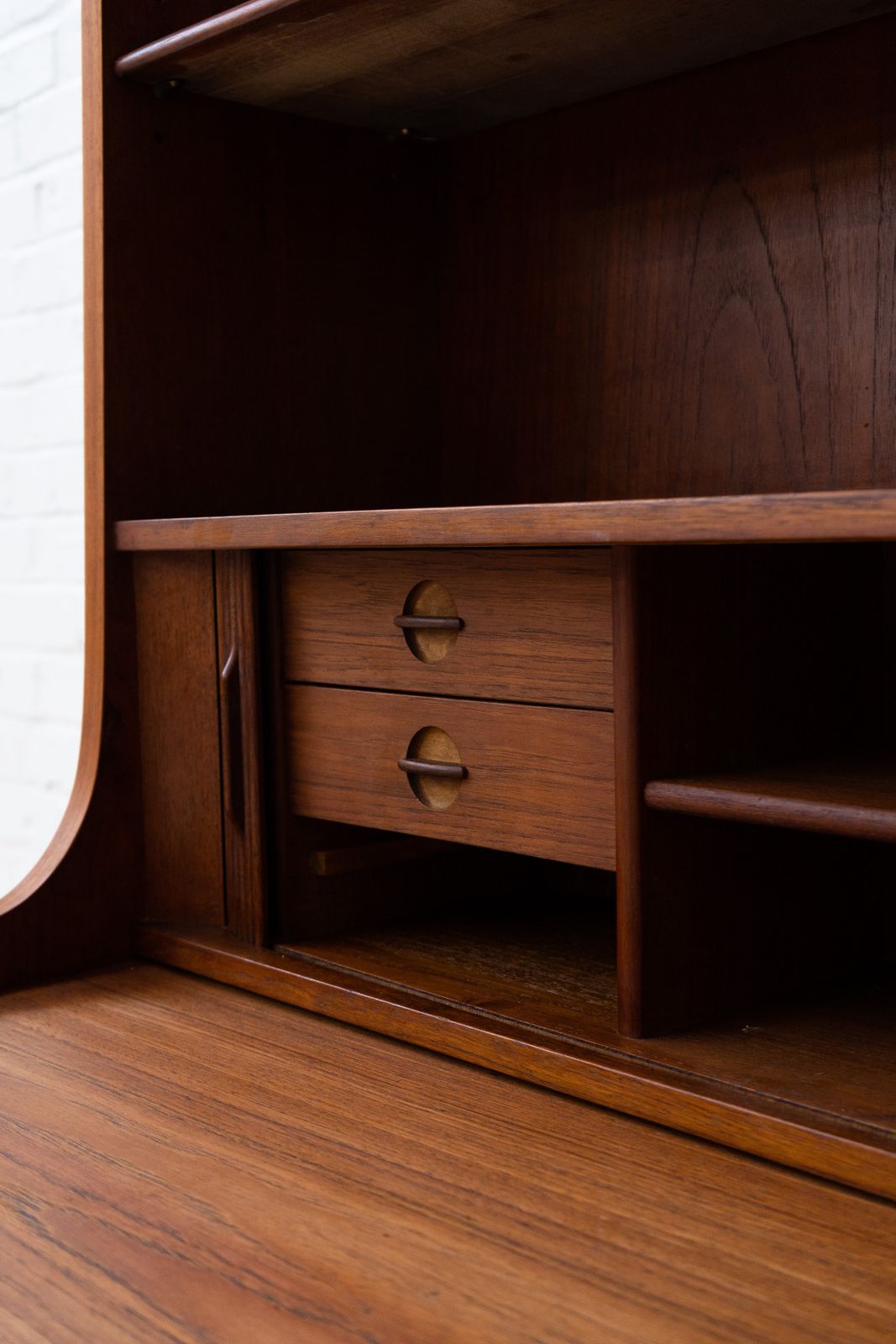 Johannes Sorth Bornholm Bureau Unit In Teak photo vintage