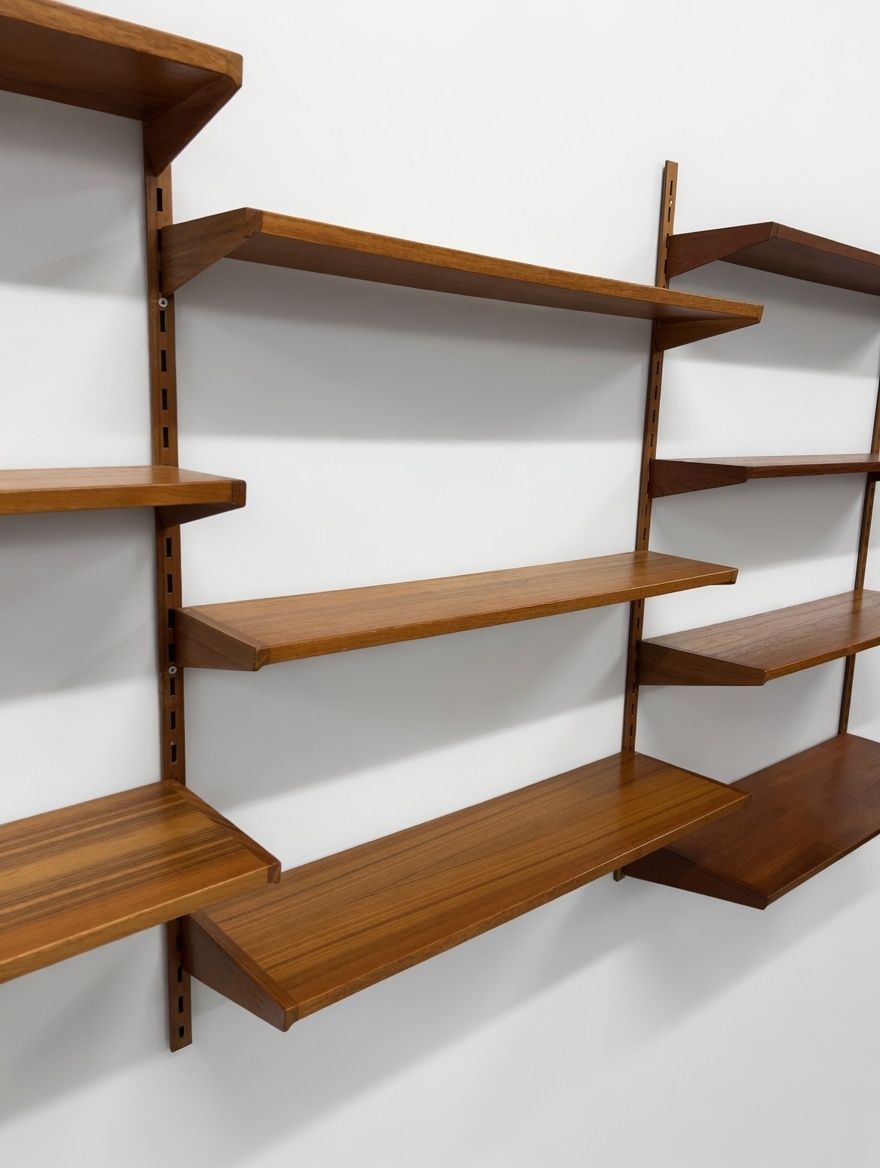 Teak Shelving System By Kai Kristiansen For Feldballes photo buy