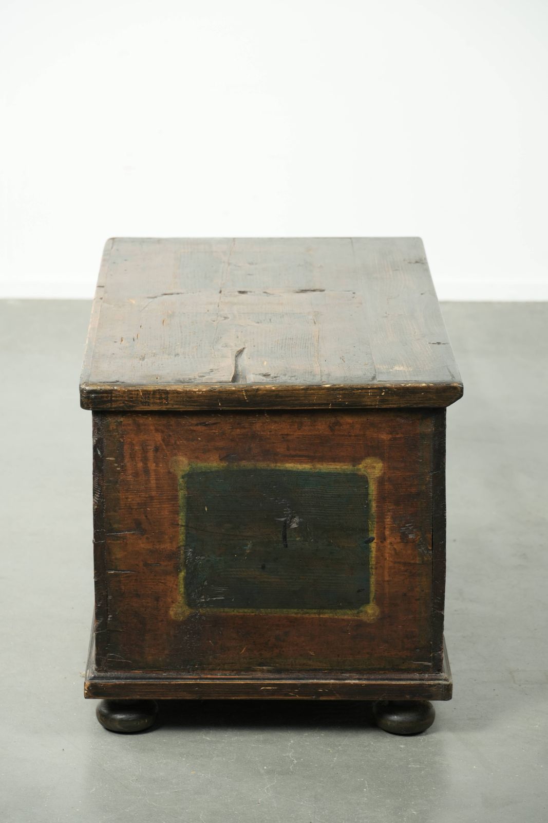 Subtle And Decorative Hand Painted Antique Austrian Bridal Chest With Character photo buy