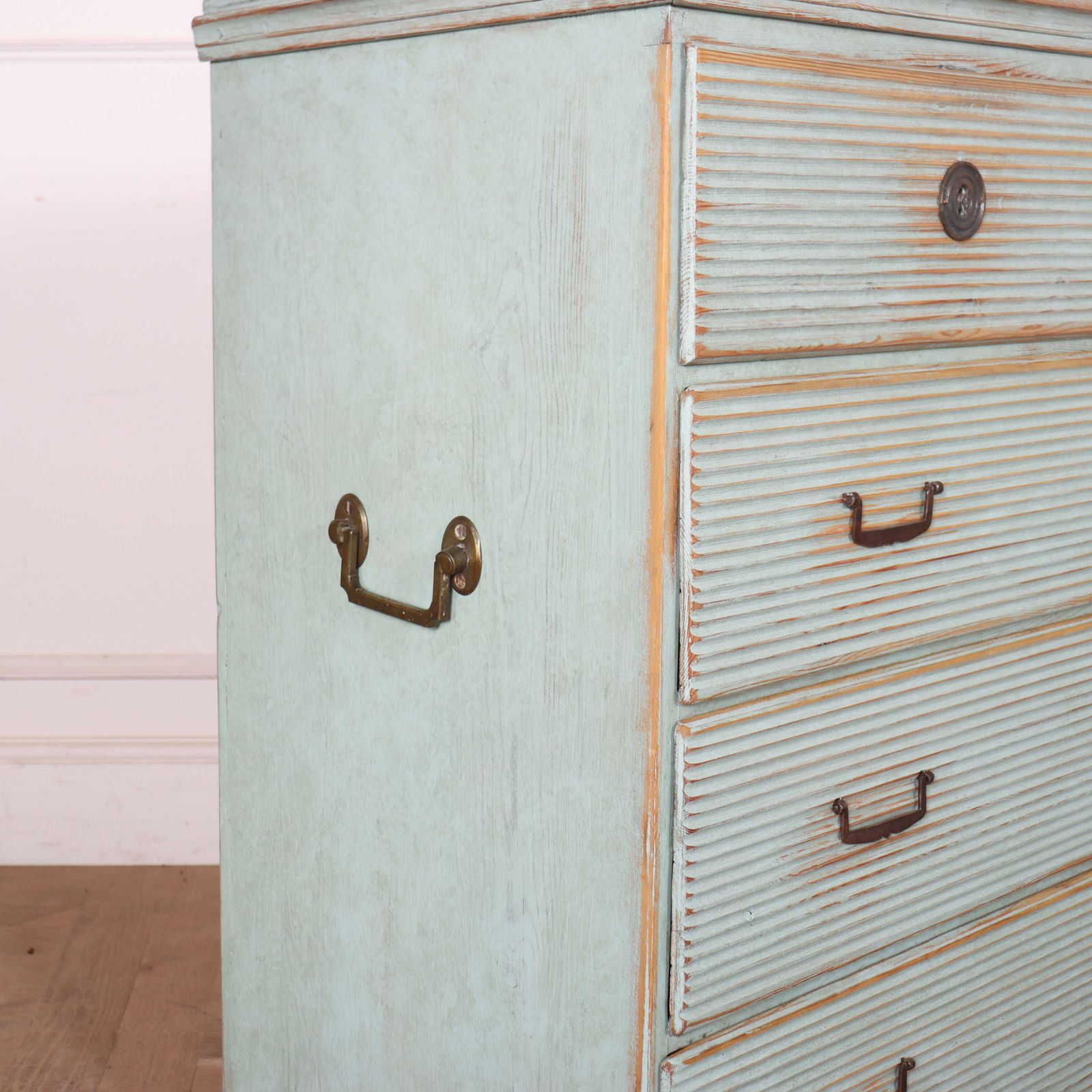 Swedish Fluted Drawer Fronts Commode photo vintage