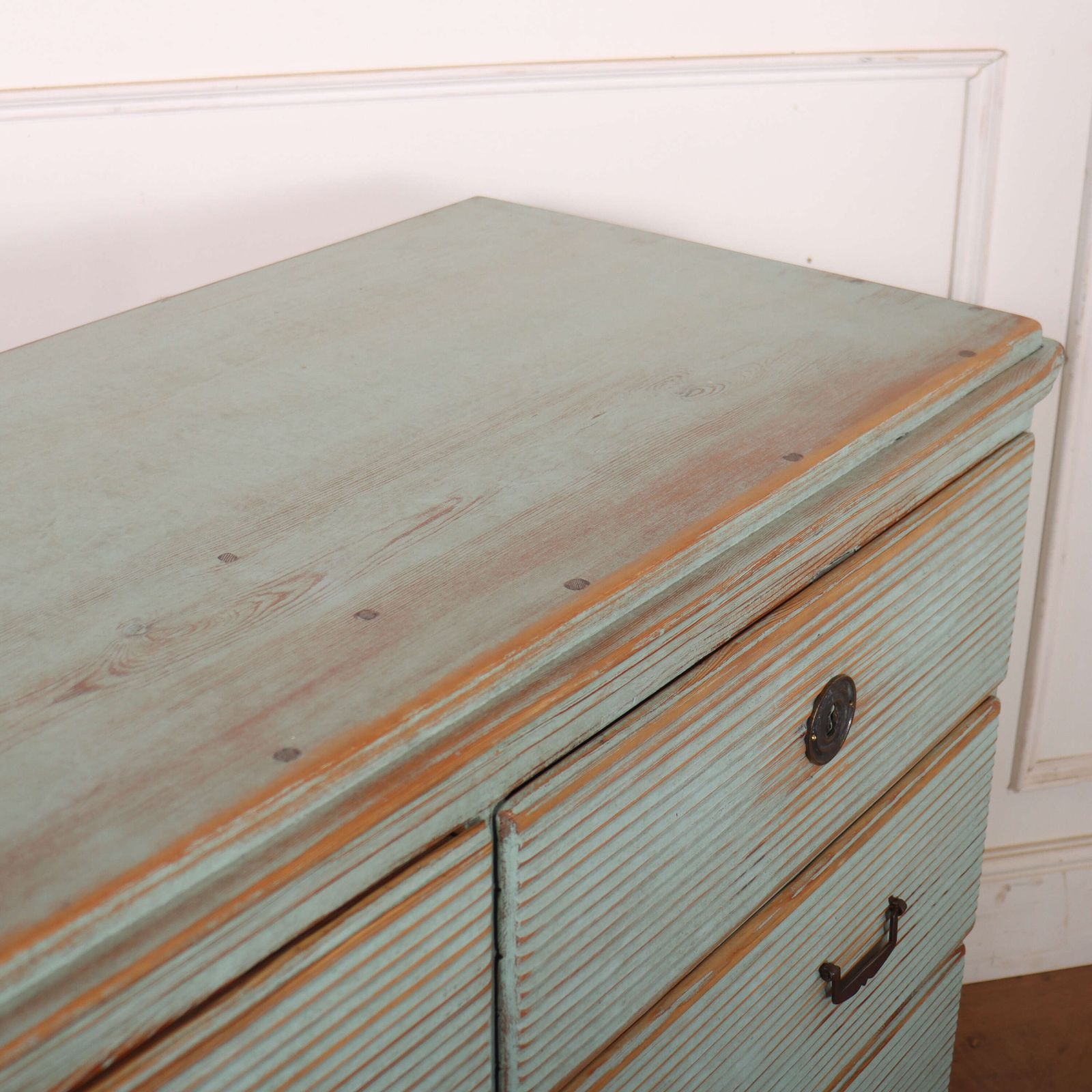 photo for sale Swedish Fluted Drawer Fronts Commode
