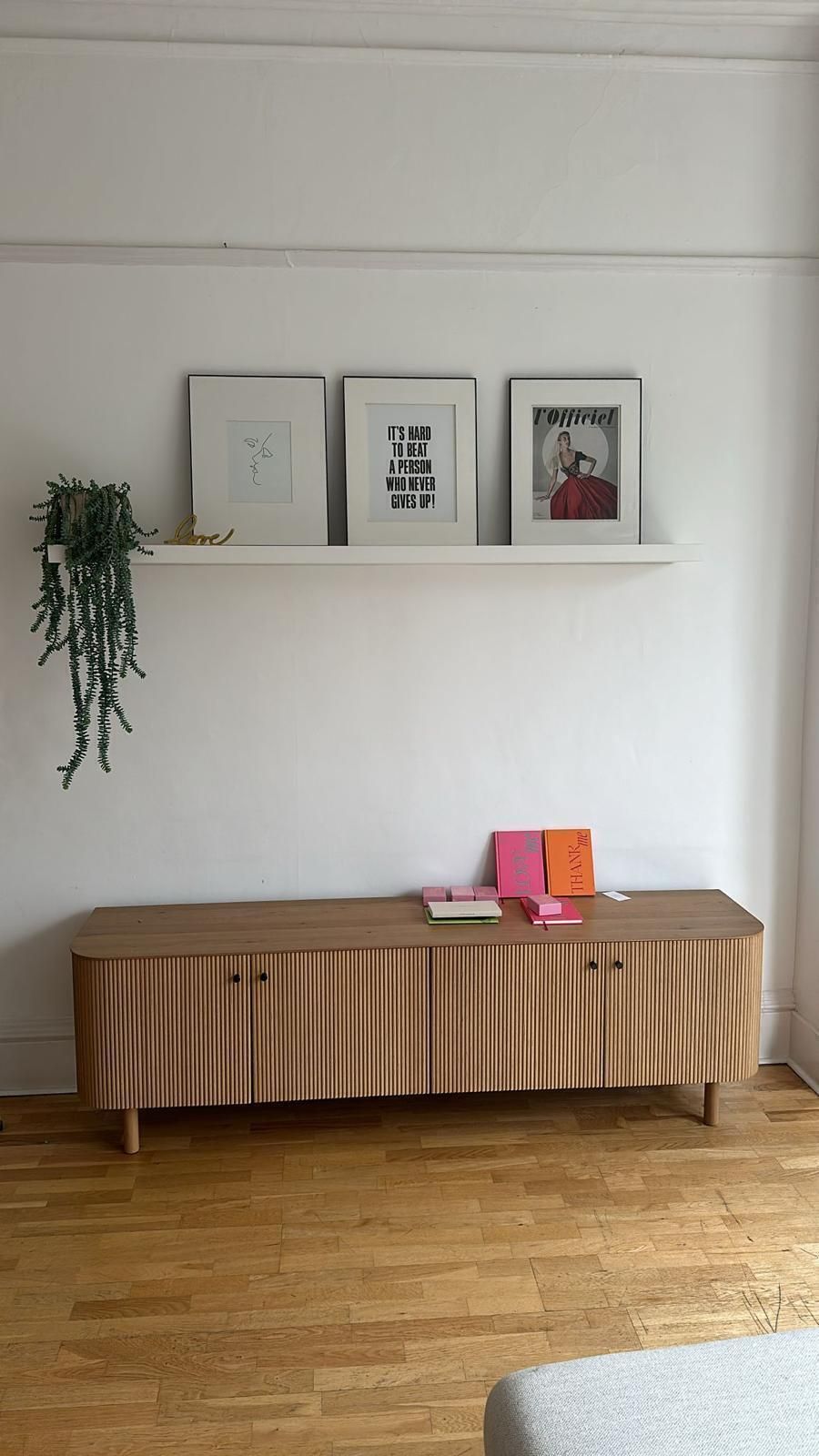 West Elm Ellington Media Console / Tv Unit – 203cm | Oak | Great Condition