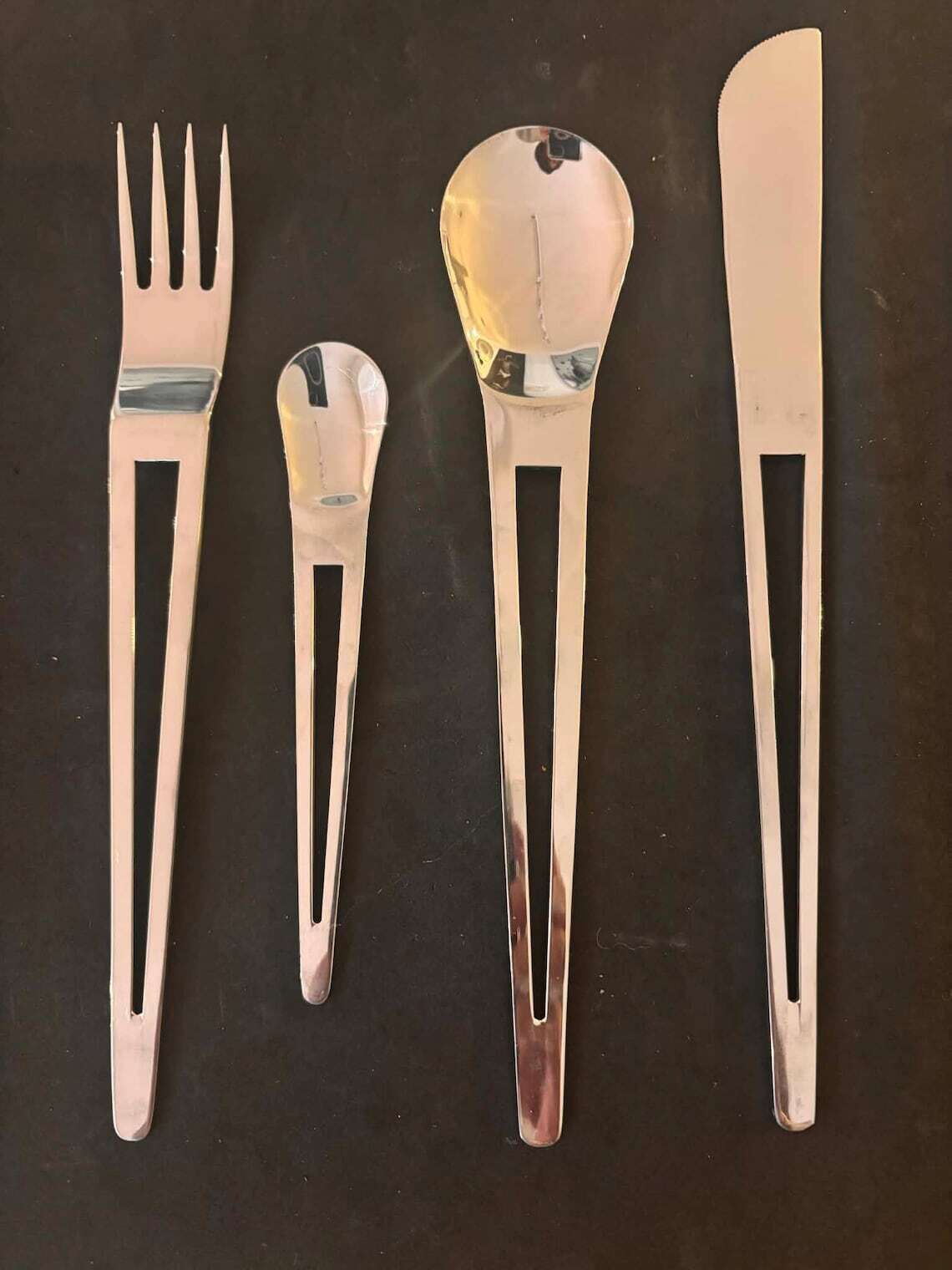 Bestekset Voor 12 Personen – Roestvrij Staal – Modernistisch Design – Herdmar Aztek – Made In Portugal – Cadeau photo buy