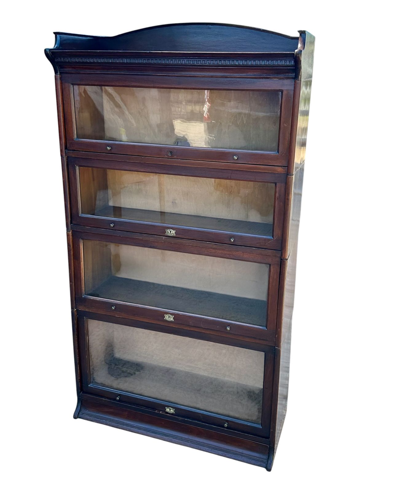Antique Harris Lebus Mahogany Barrister Bookcase photo Furniture