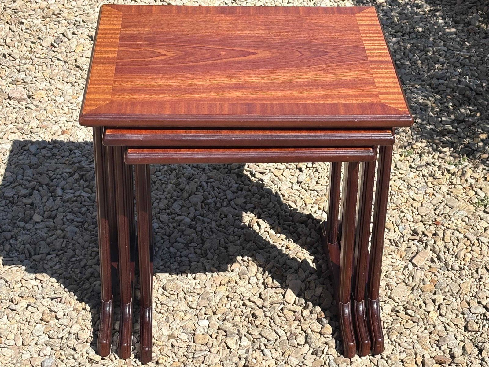 photo furniture Midcentury G Plan Fresco Nest Of Tables With Curved Stretchers 3 Tables Uk