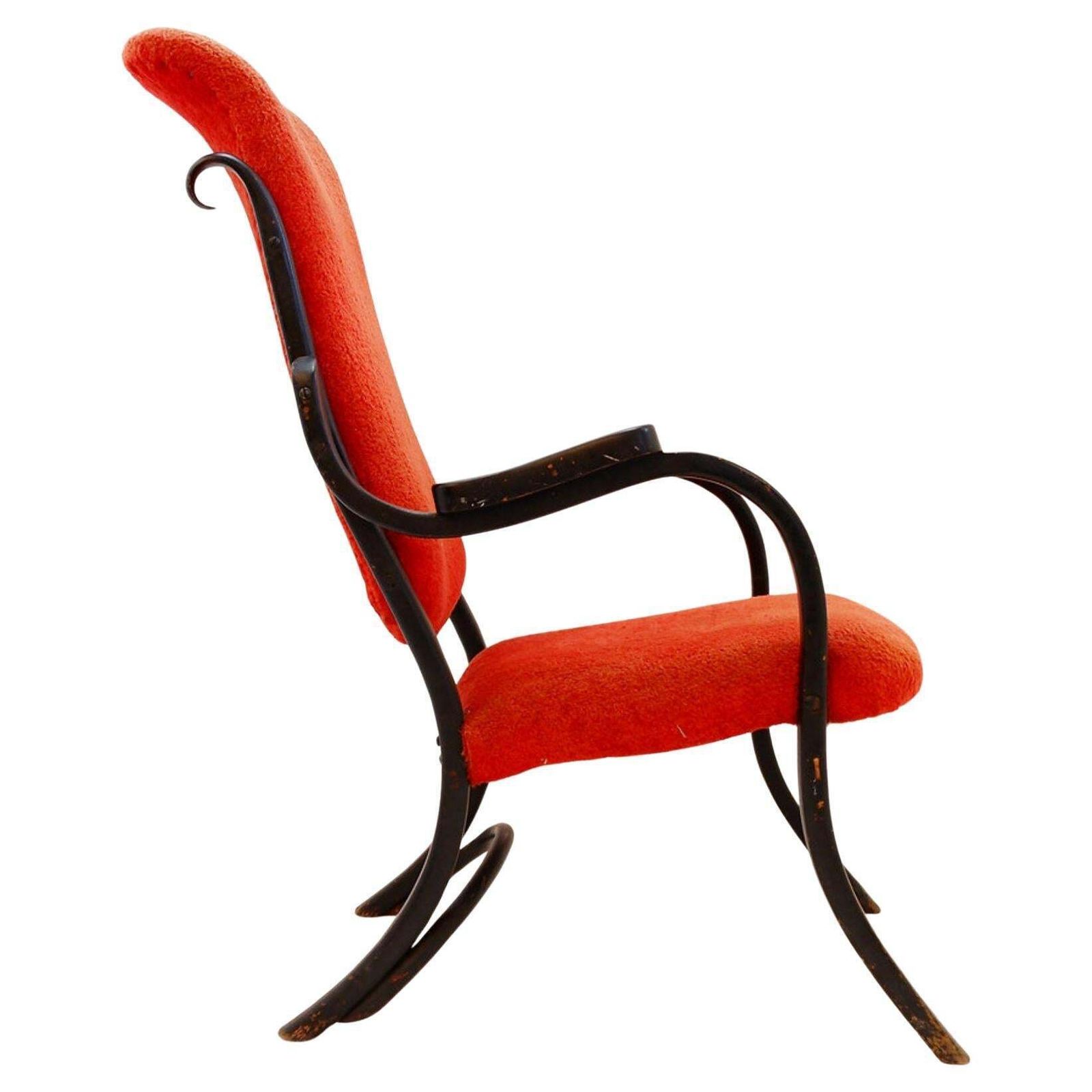 Curved Wood Armchair From Jacob & Josef Kohn, 1890s