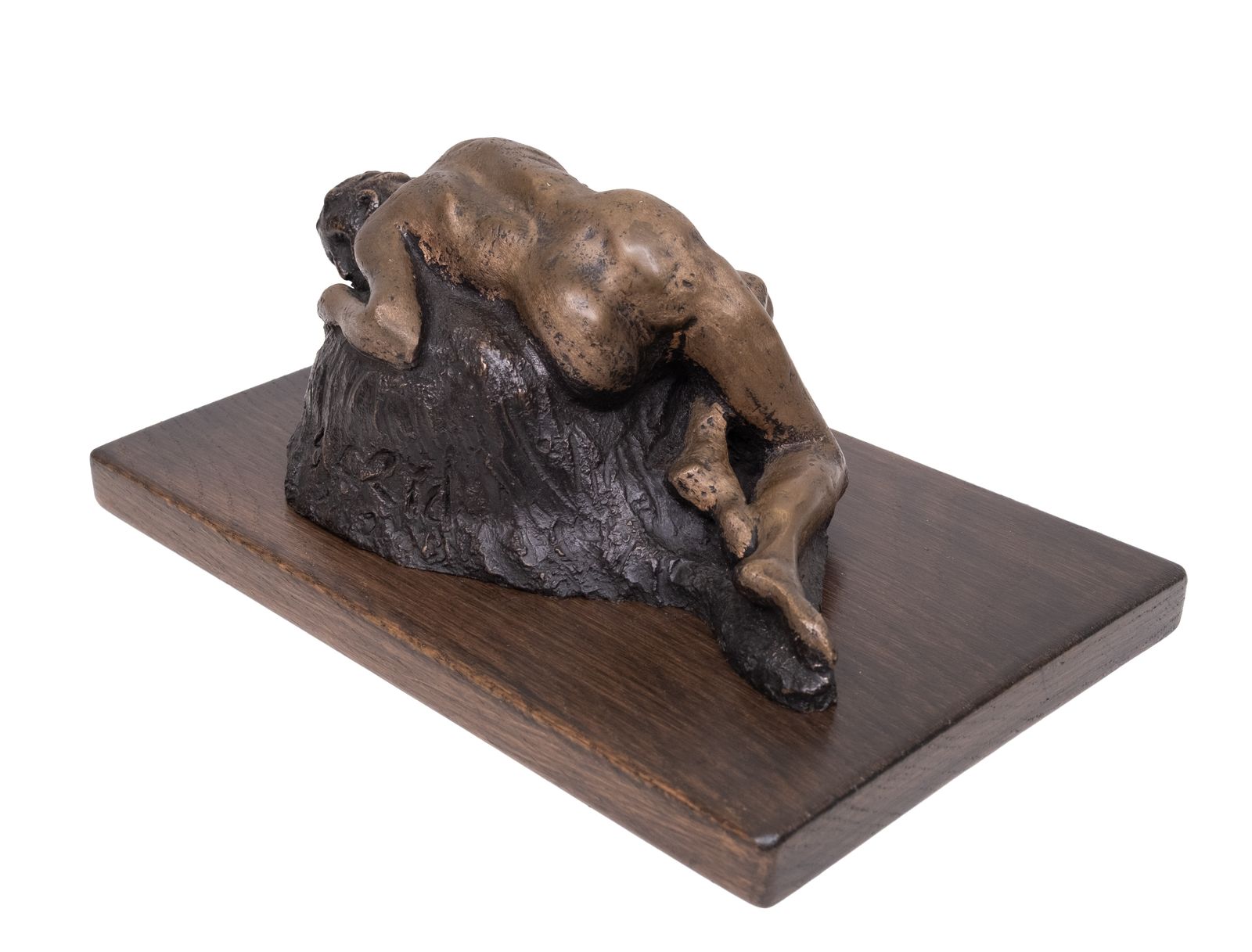 photo furniture Naar Auguste Rodin 'The Danaide', Gepatineerd Brons, Later Gegoten