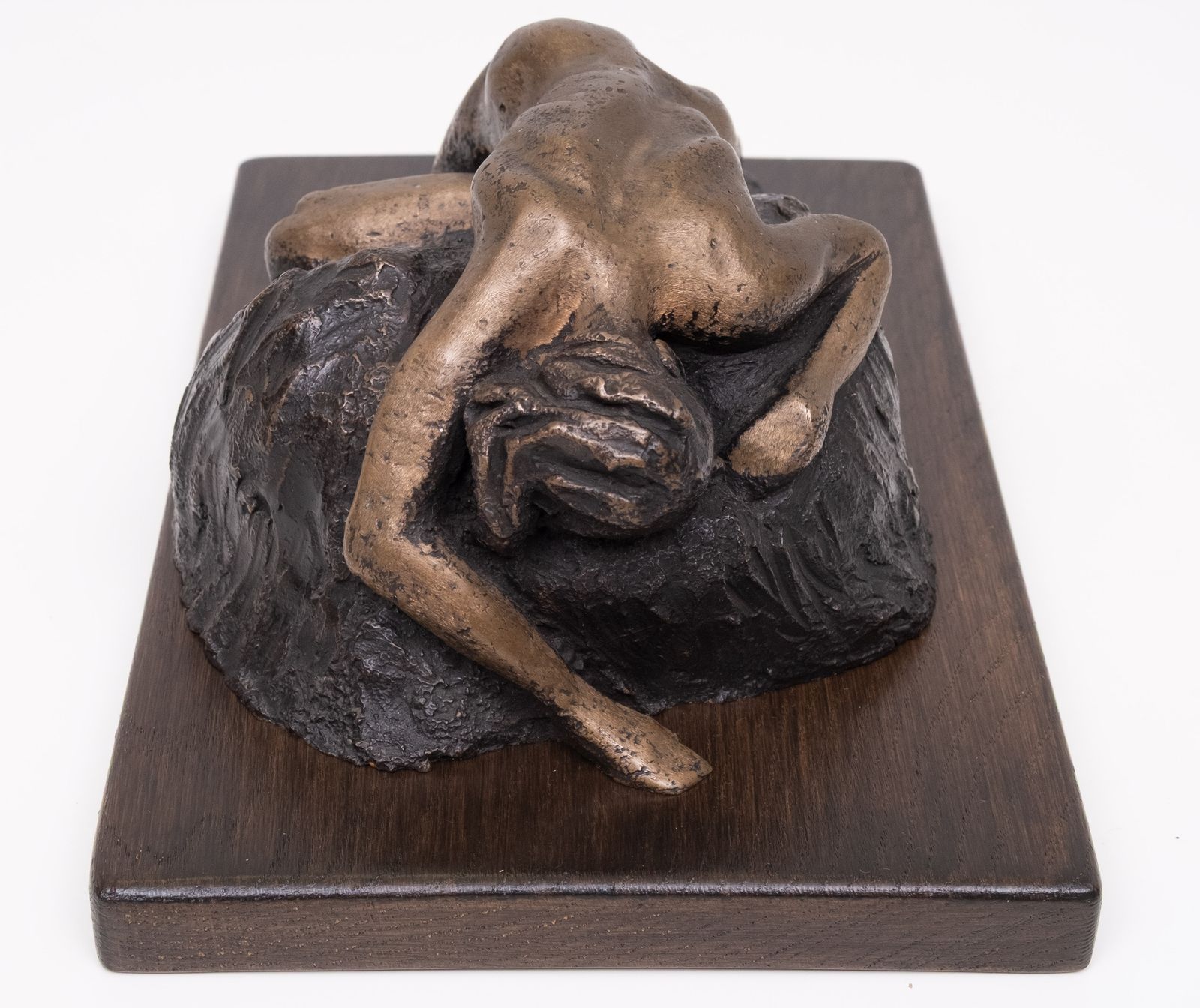 photo vinterior Naar Auguste Rodin 'The Danaide', Gepatineerd Brons, Later Gegoten