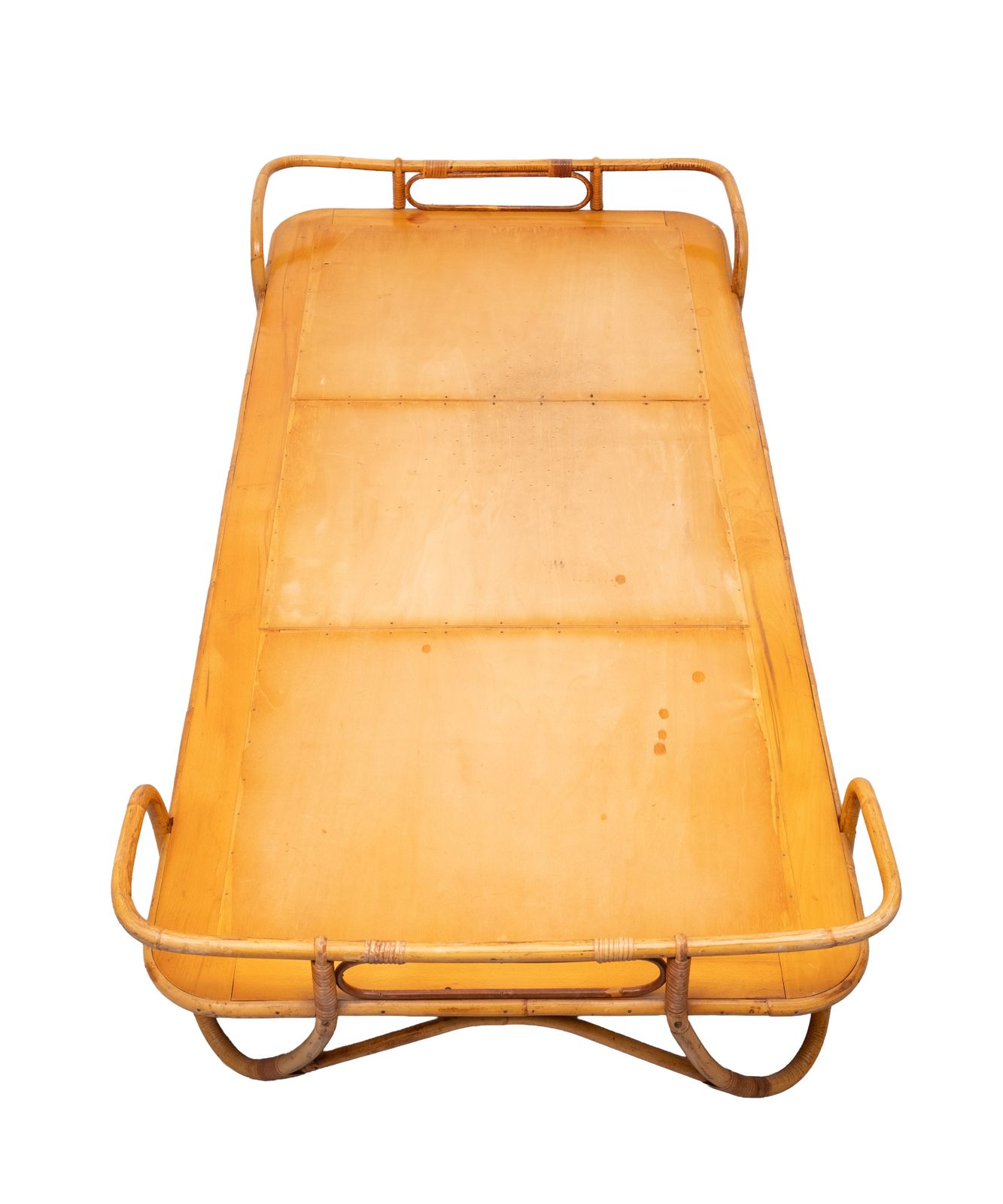 Rohé Daybed Rattan Bed Rotan Noordwolde Jaren 1950 Holland photo vinterior