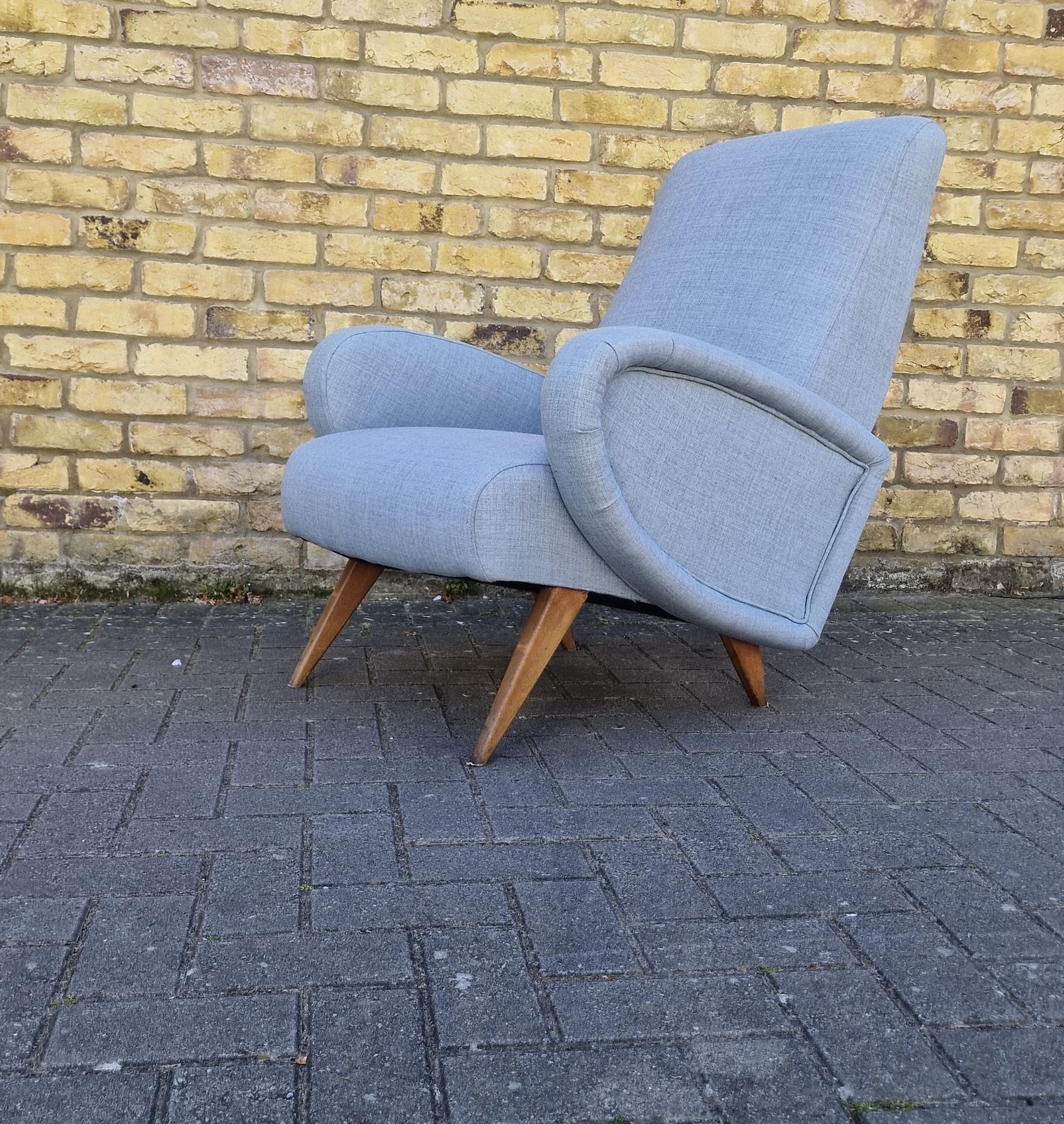 Sculptural Italian Lounge Chair, 1950's, photo for sale