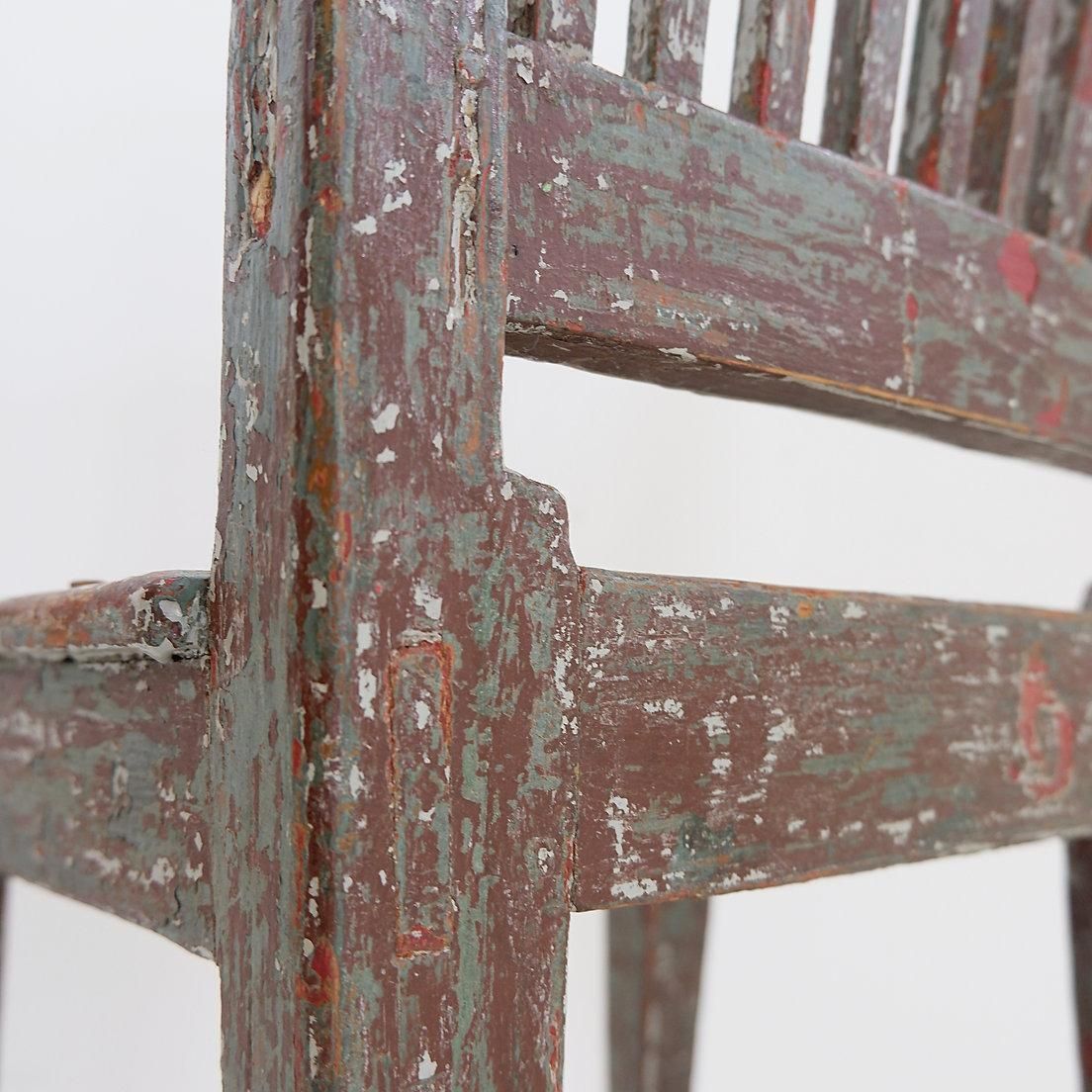 Swedish Gustavian Style Side Chair, Wood, Antique Design, 20th Century photo 346.0
