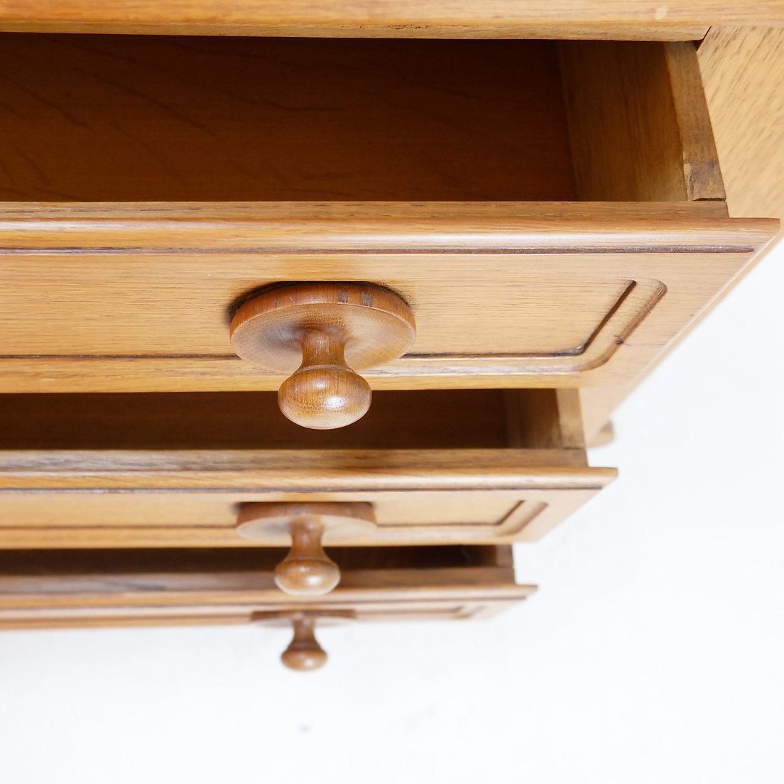 photo buy Three Drawer Chest Of Drawers In The Style Of Guillerme And Chambron   1960s