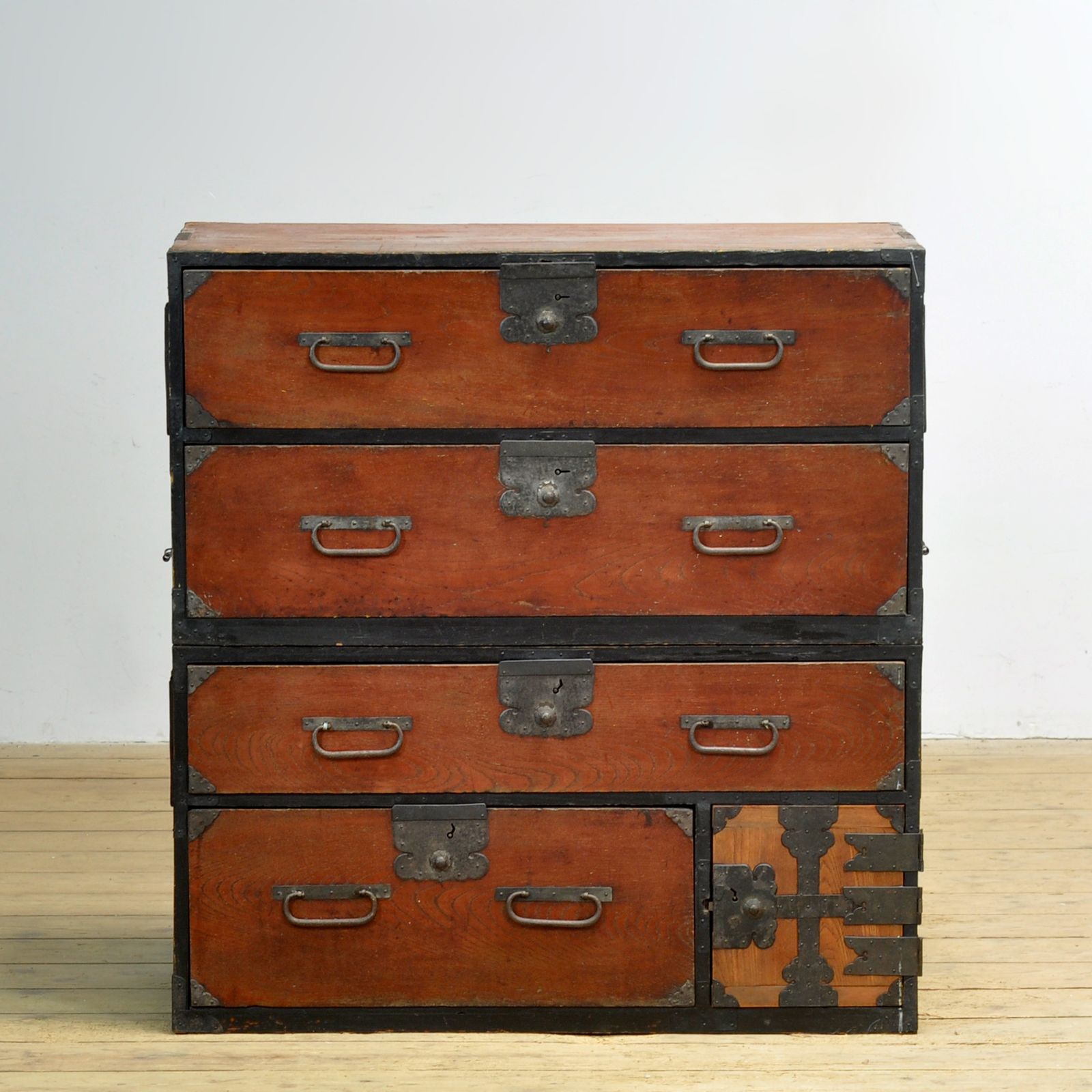 Japanese Tansu Chest Of Drawers, Circa 1870 photo furniture