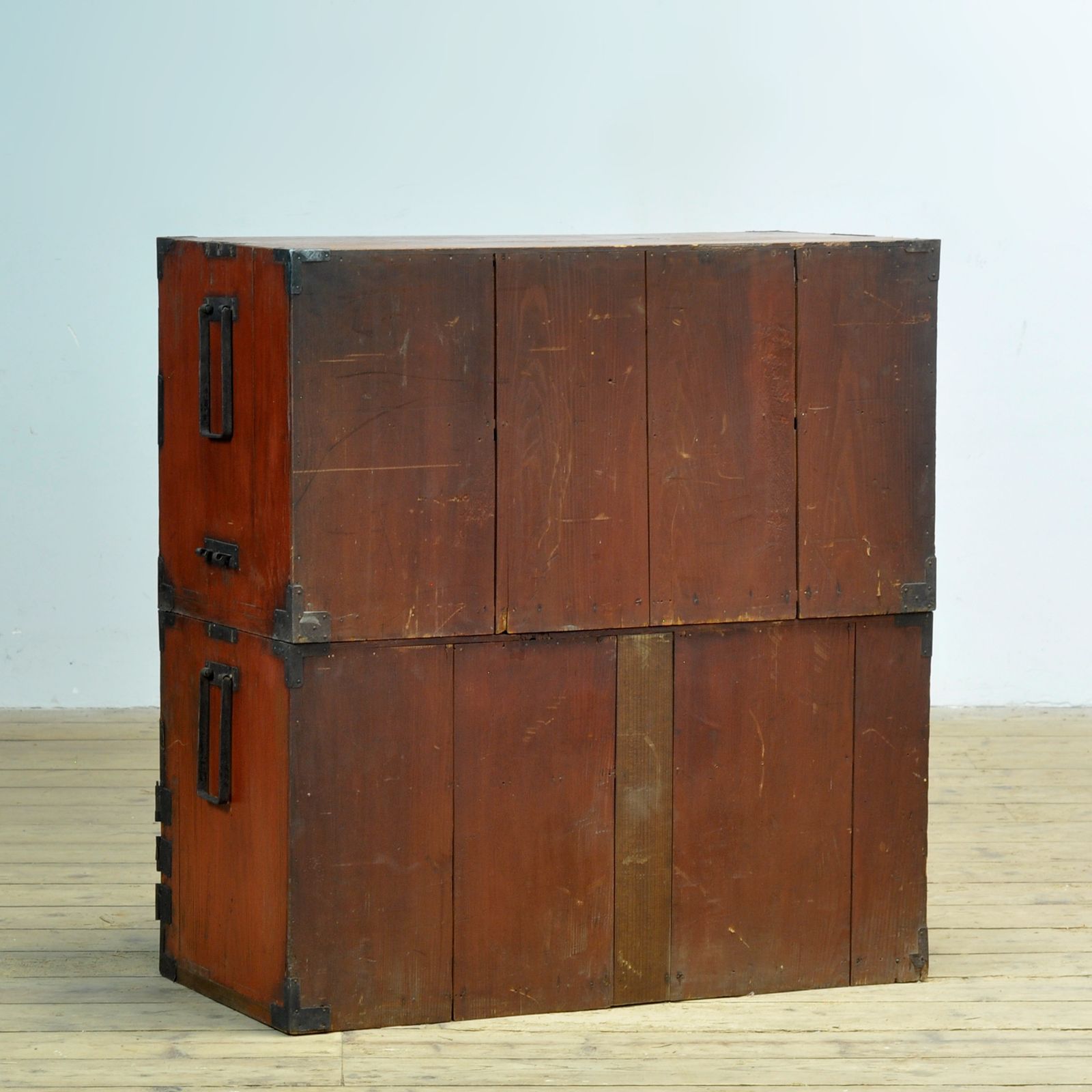 photo vintage Japanese Tansu Chest Of Drawers, Circa 1870