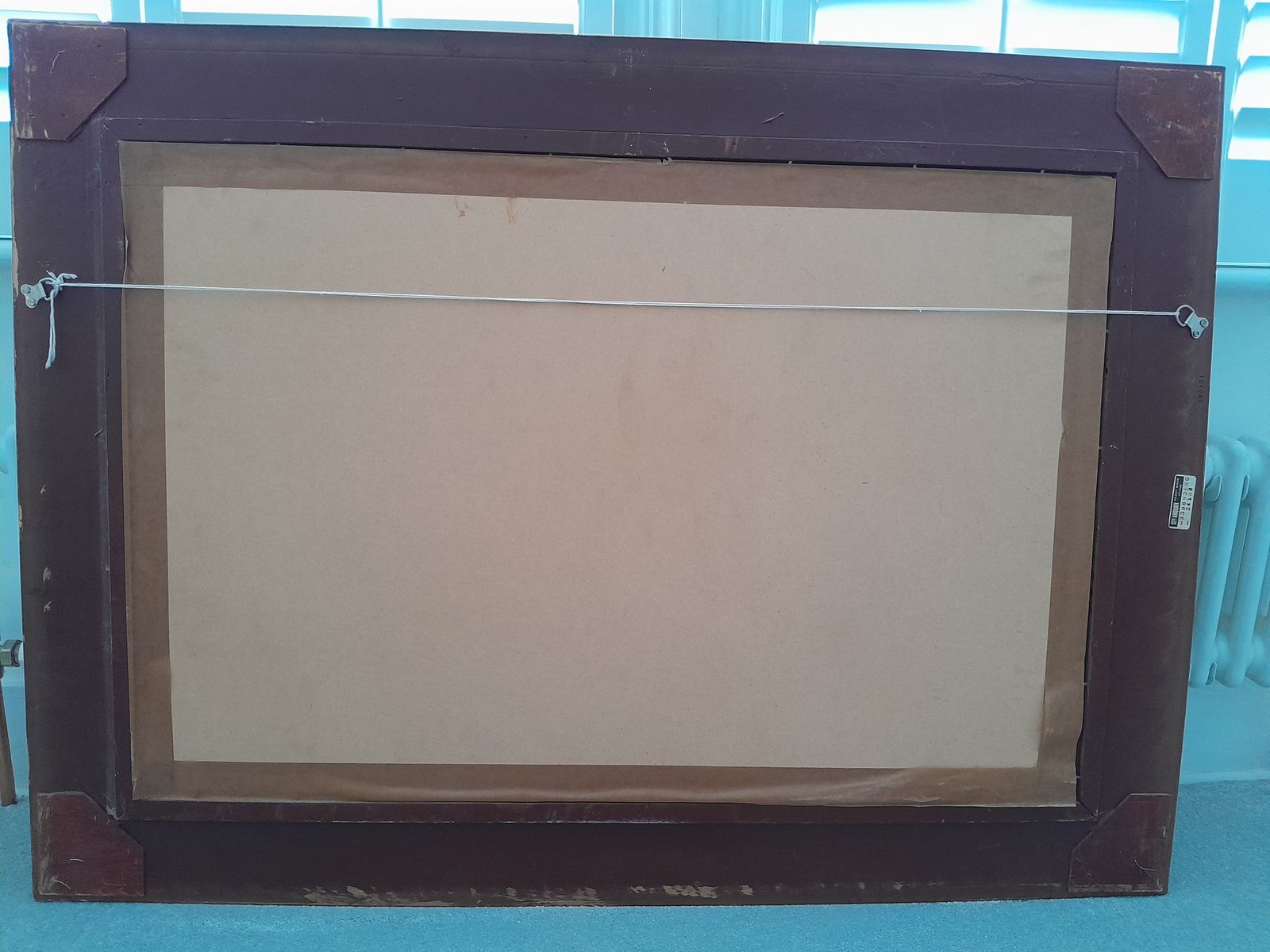 Large Vintage Classical Family Portrait Print In Ornate Italian Arquati Gilt Frame photo for sale