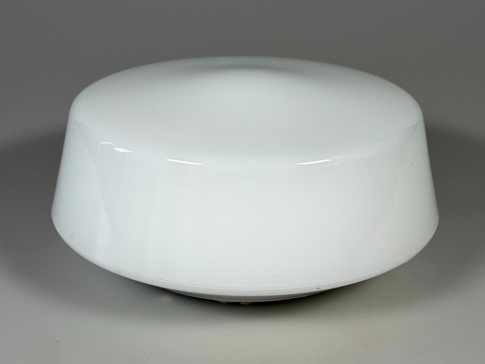 50s 60s Lamp Light Plafoniere Milk Glass Mid Century Glass Design Rzb photo Lighting