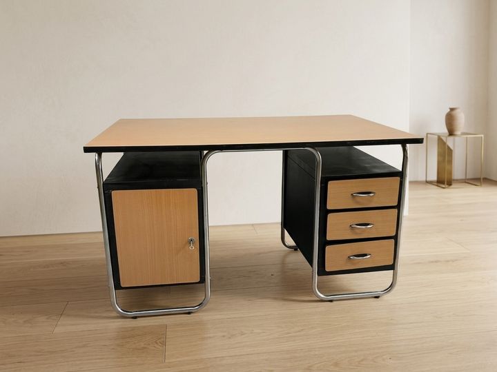 Your20th Desk, Bauhaus Style, Torck, 1950s, Belgium £751.00 photo furniture
